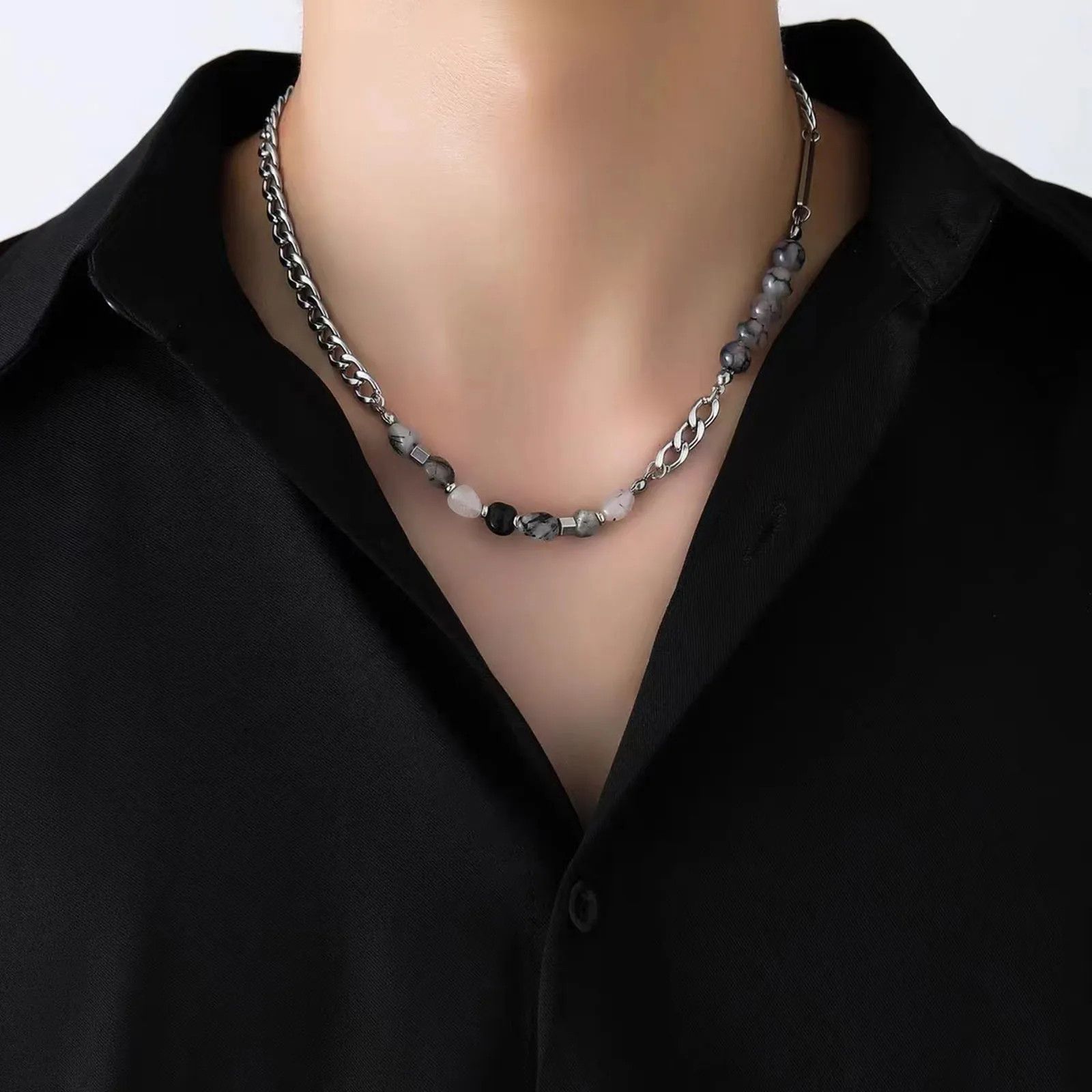 Jewelry × Vintage 7mm Cuban Chain Necklace Size ONE SIZE - 1 Thumbnail