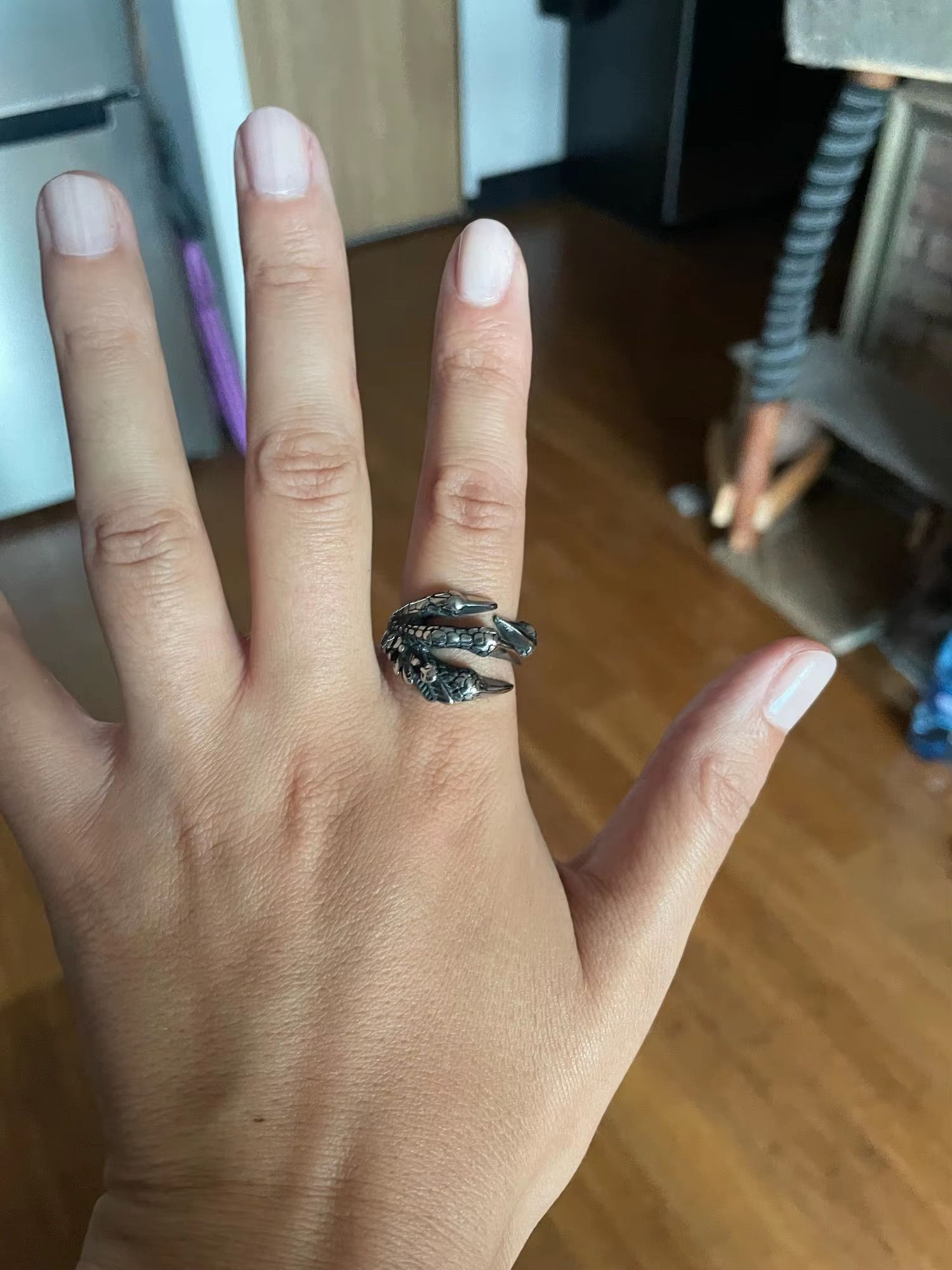 Jewelry Dragon Claw Ring Jewelry Streetwear Fashion Gift Size ONE SIZE - 4 Thumbnail