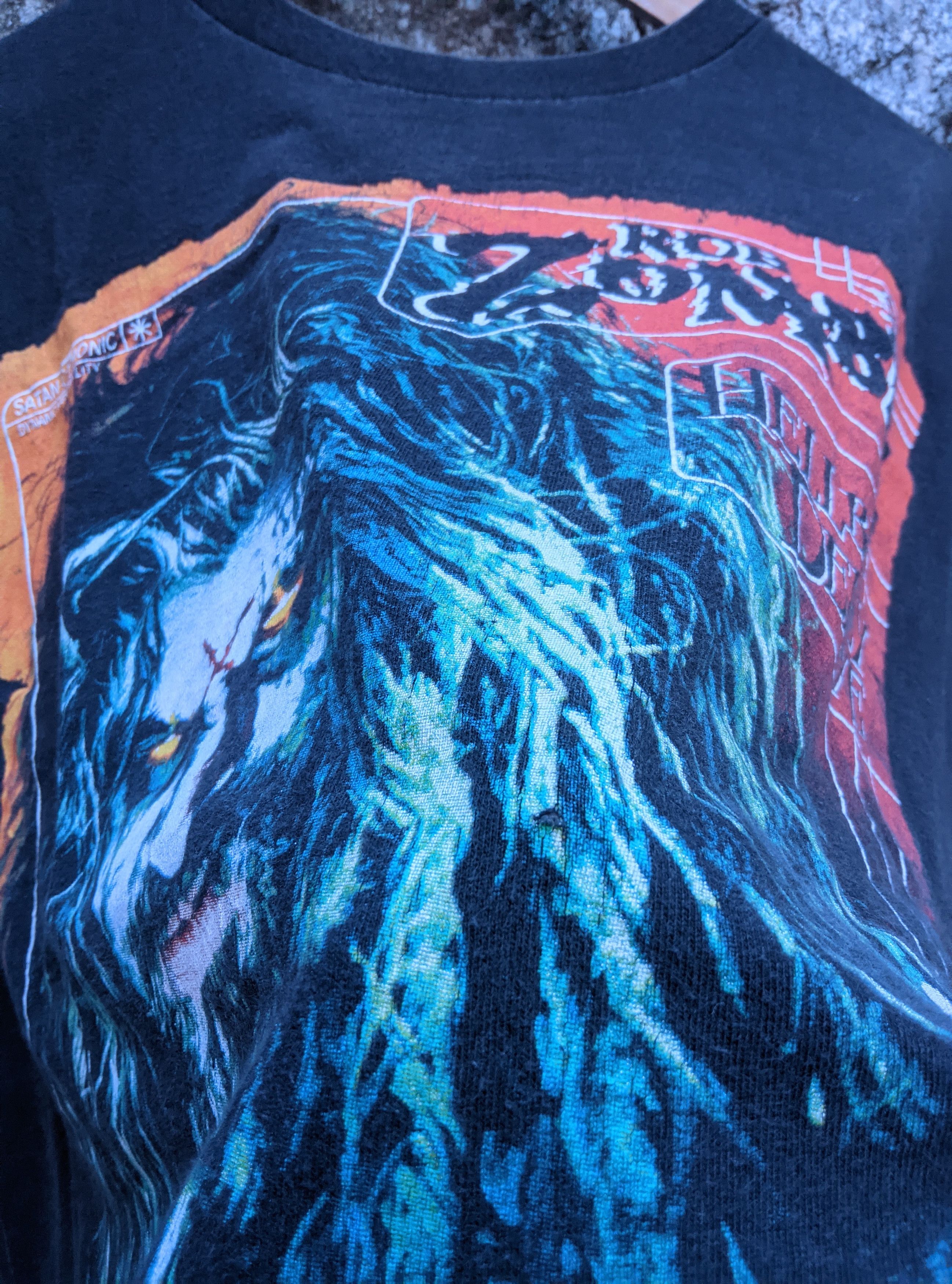 Band Tees Vintage 1998 Rob zombie hellbilly deluxe metal distressed Size US XL / EU 56 / 4 - 4 Thumbnail