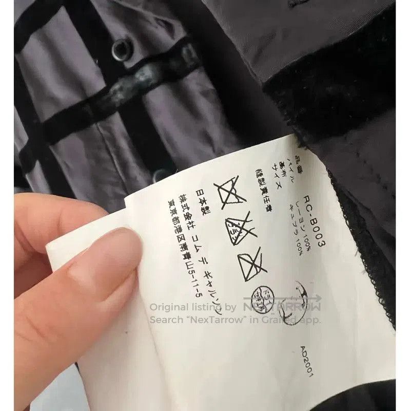 Comme des Garcons Comme des Garçons Black Polyester Women's Cardigan . Size S / US 4 / IT 40 - 3 Thumbnail