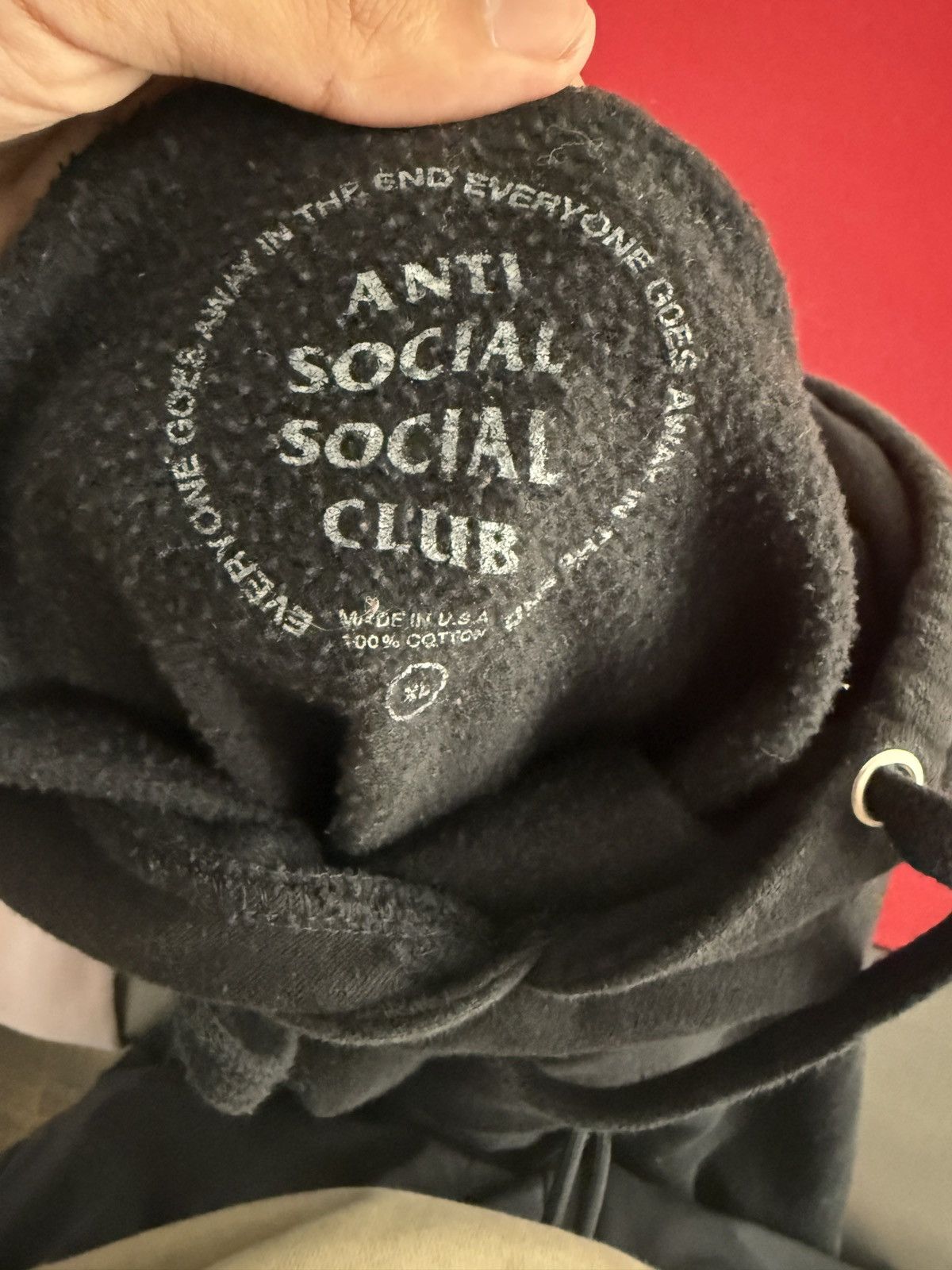 Anti Social Social Club Anti Social Social Club Skull Hoodie Size US XL / EU 56 / 4 - 3 Thumbnail