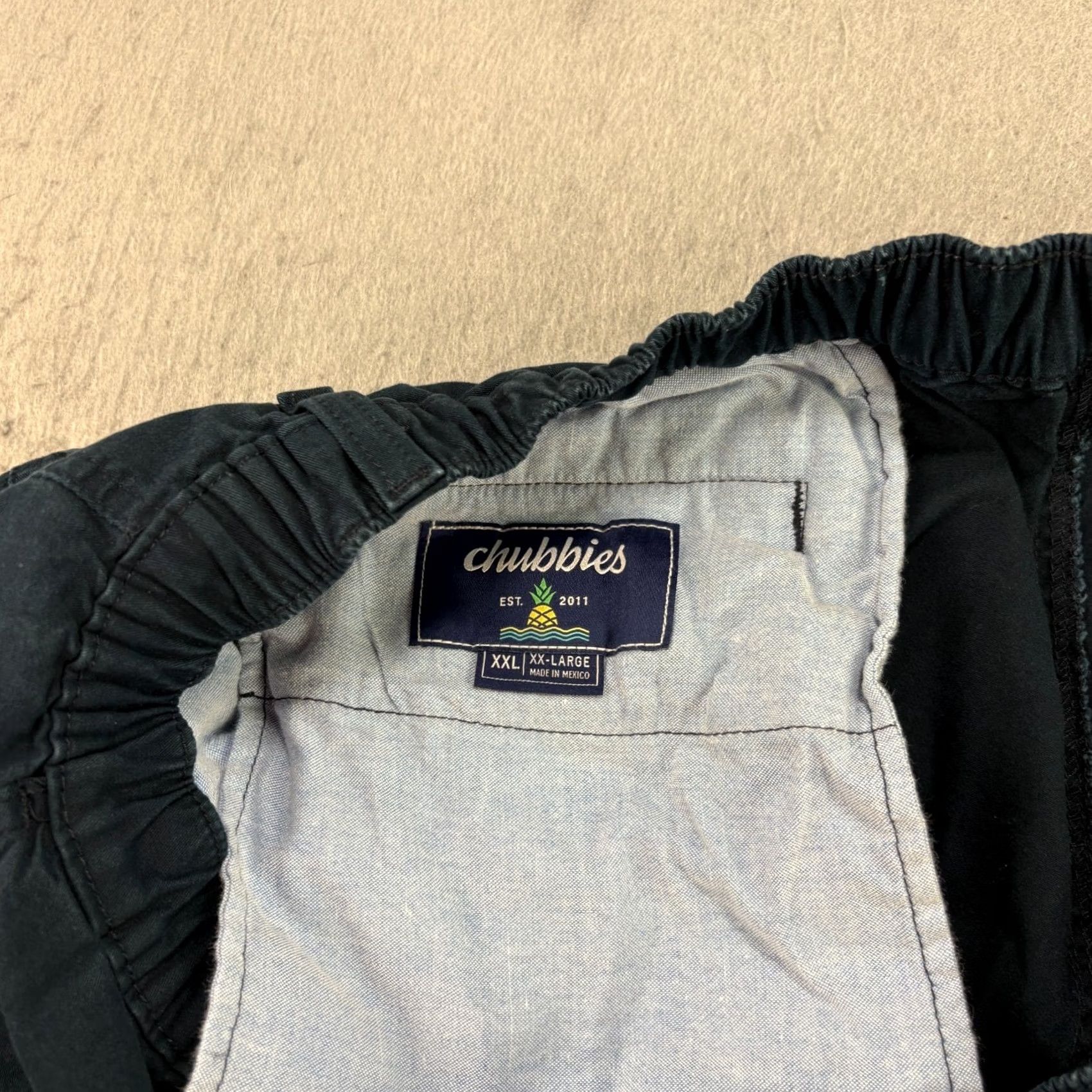 Chubbies Chubbies Shorts Mens 2XL Blue Chino The Khakinators Above Knee Preppy Stretch Size US 34 / EU 50 - 3 Thumbnail