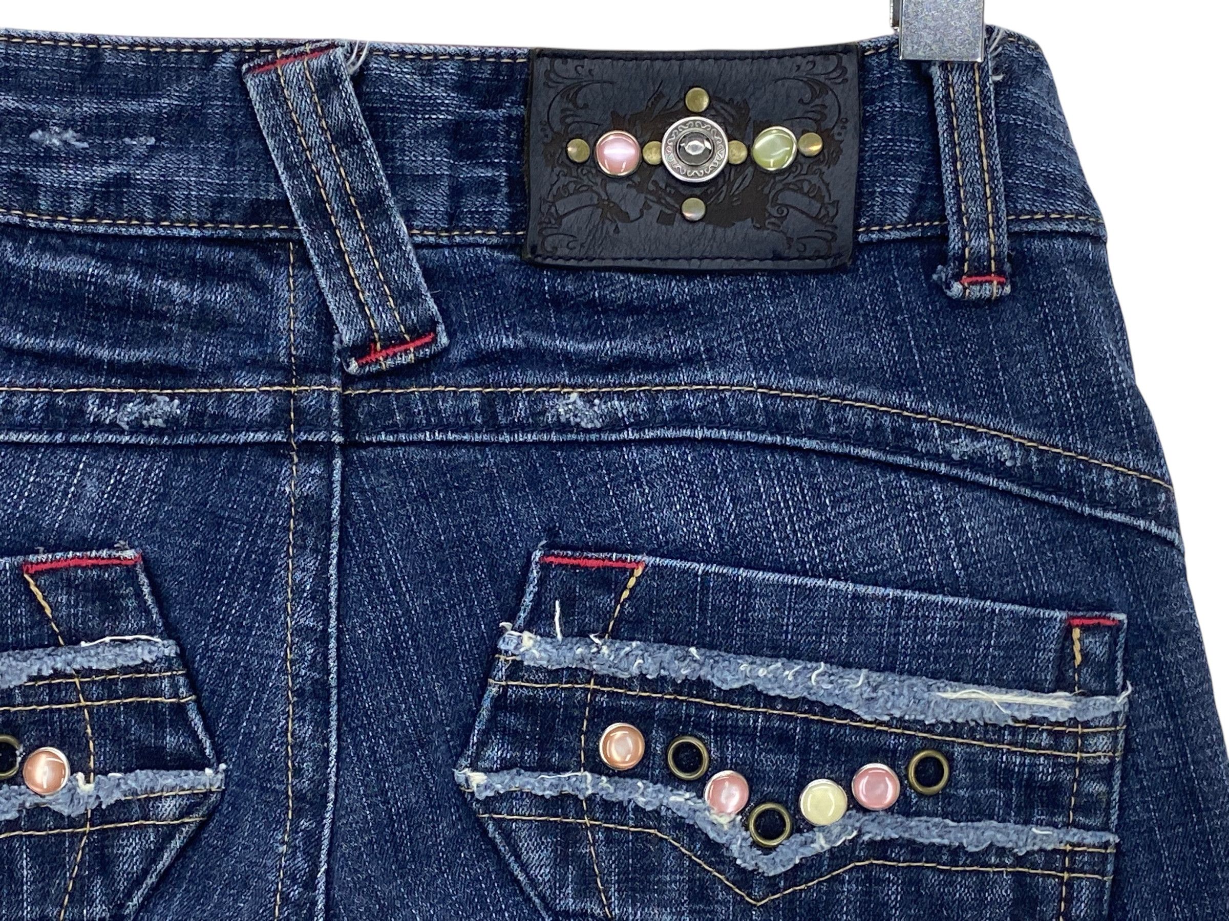 Japanese Brand Oririn Jeans Straight Leg Jeans Punk Grunge Jeans Size 25" / US 0 / IT 36 - 8 Thumbnail
