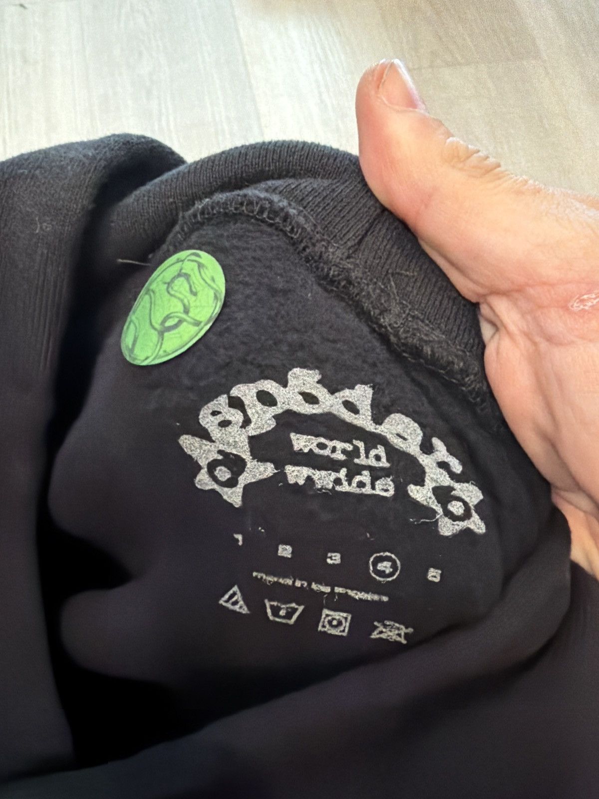 Sp5der Sp5der I Love Spider Hooded Sweatshirt Black Size US L / EU 52-54 / 3 - 2 Thumbnail