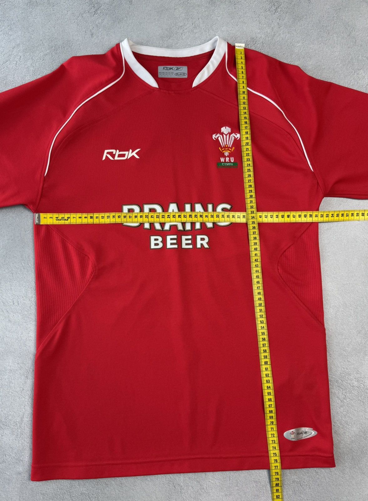 Reebok Wales WRU Cymru Rugby Union 2006 2007 Home Jersey Reebok Size US M / EU 48-50 / 2 - 12 Thumbnail
