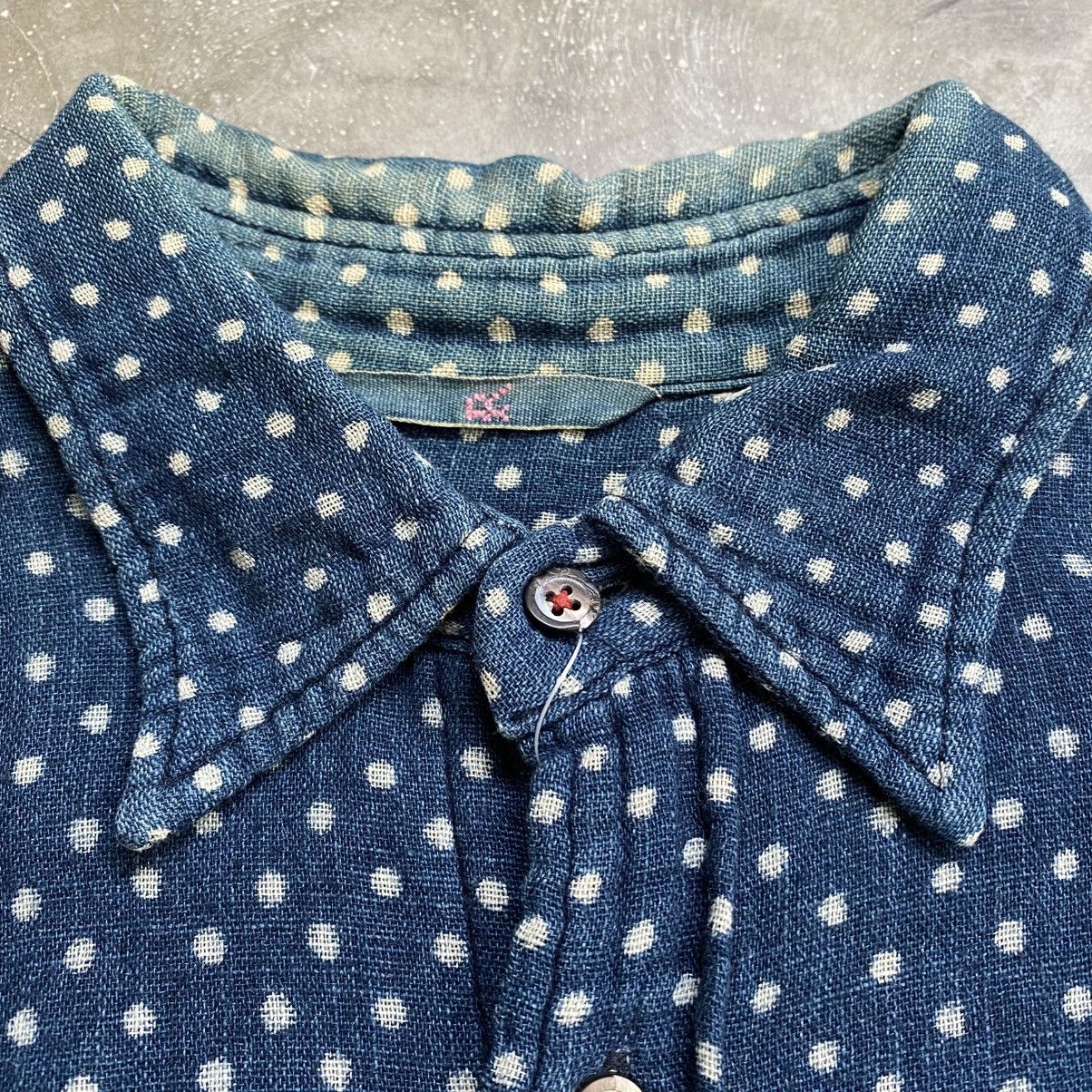 45rpm Vintage 90s 45rpm Polkadot Button Up Shirts Size US M / EU 48-50 / 2 - 7 Thumbnail