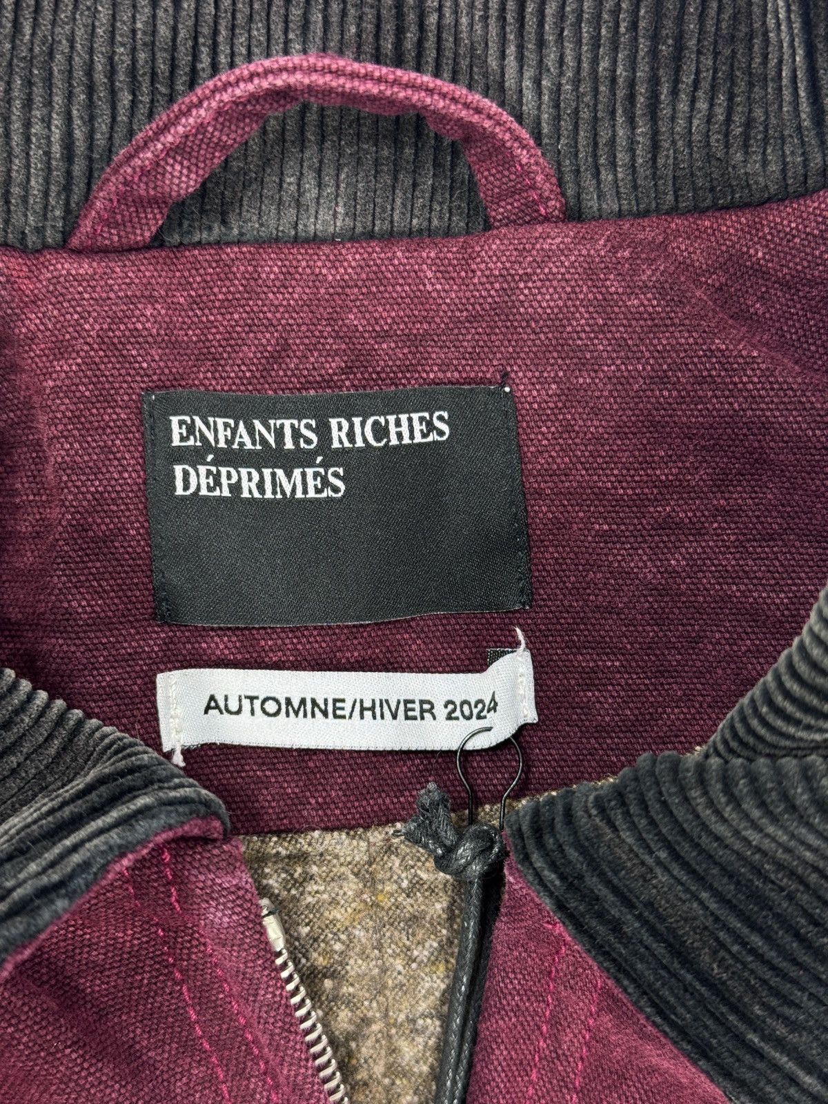 Enfants Riches Deprimes LOGO PRINT DISTRESSED JACKET Size US L / EU 52-54 / 3 - 8 Thumbnail