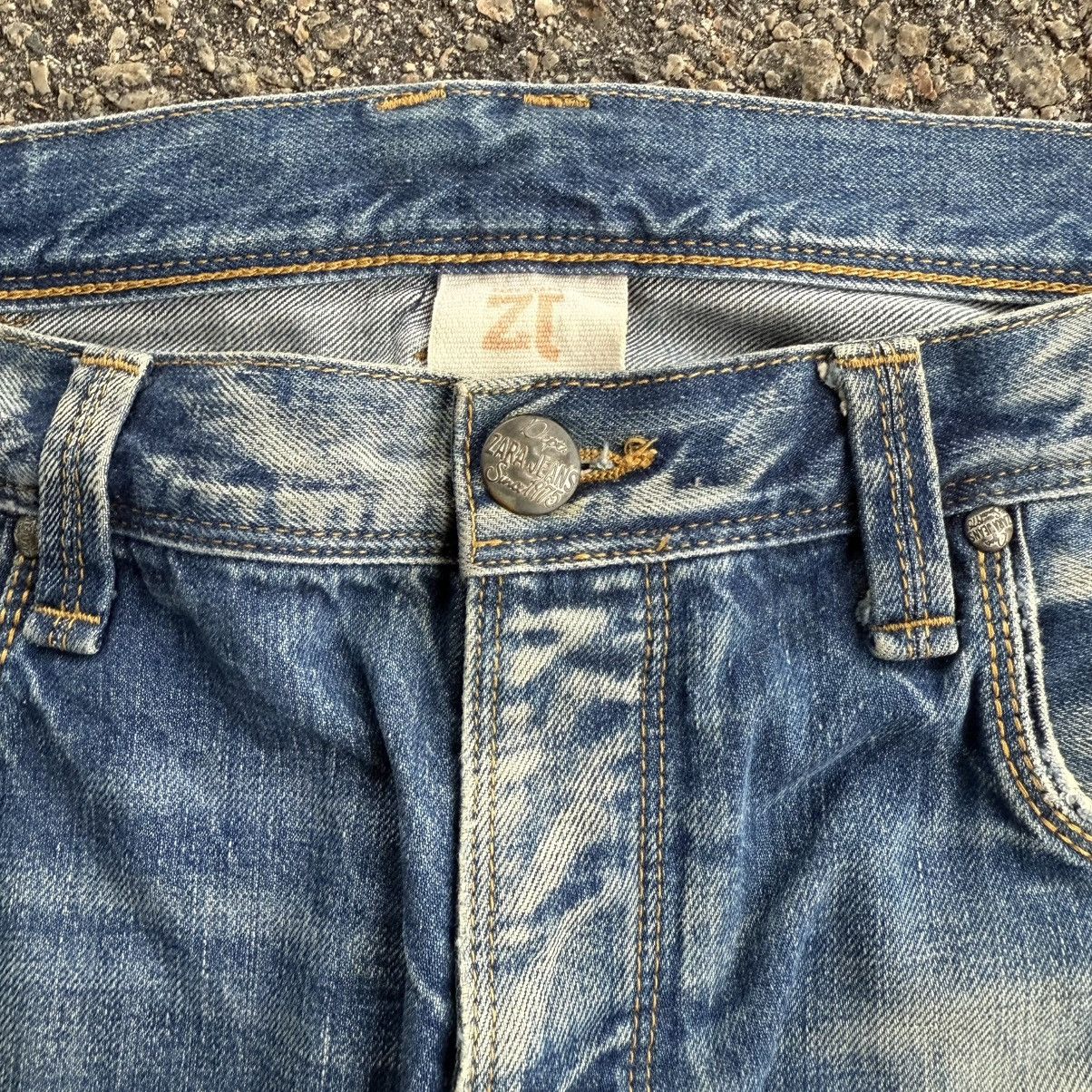 Japanese Brand × Jean VINTAGE JAPANESE ZJ RIPPEP FADED JEAN DENIM PANTS Size US 37 - 5 Thumbnail