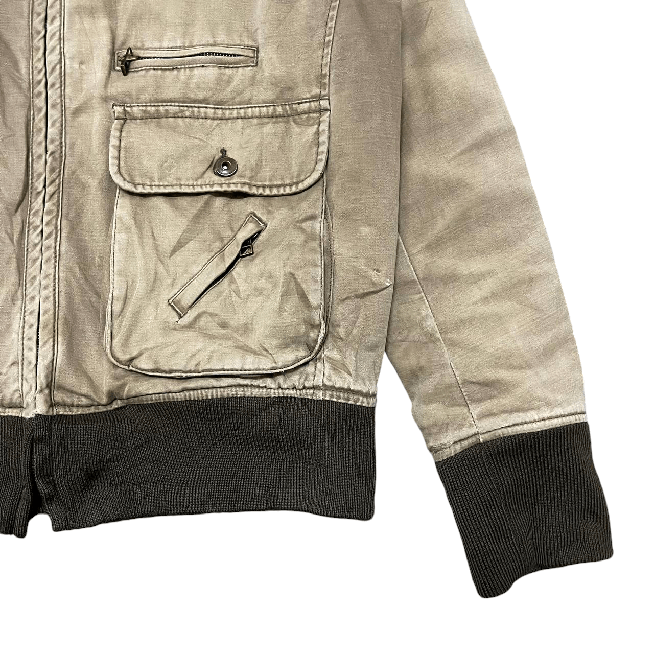 Japanese Brand Vintage Red Button Tactical Multi Pocket Hooded Jacket Size US M / EU 48-50 / 2 - 4 Thumbnail