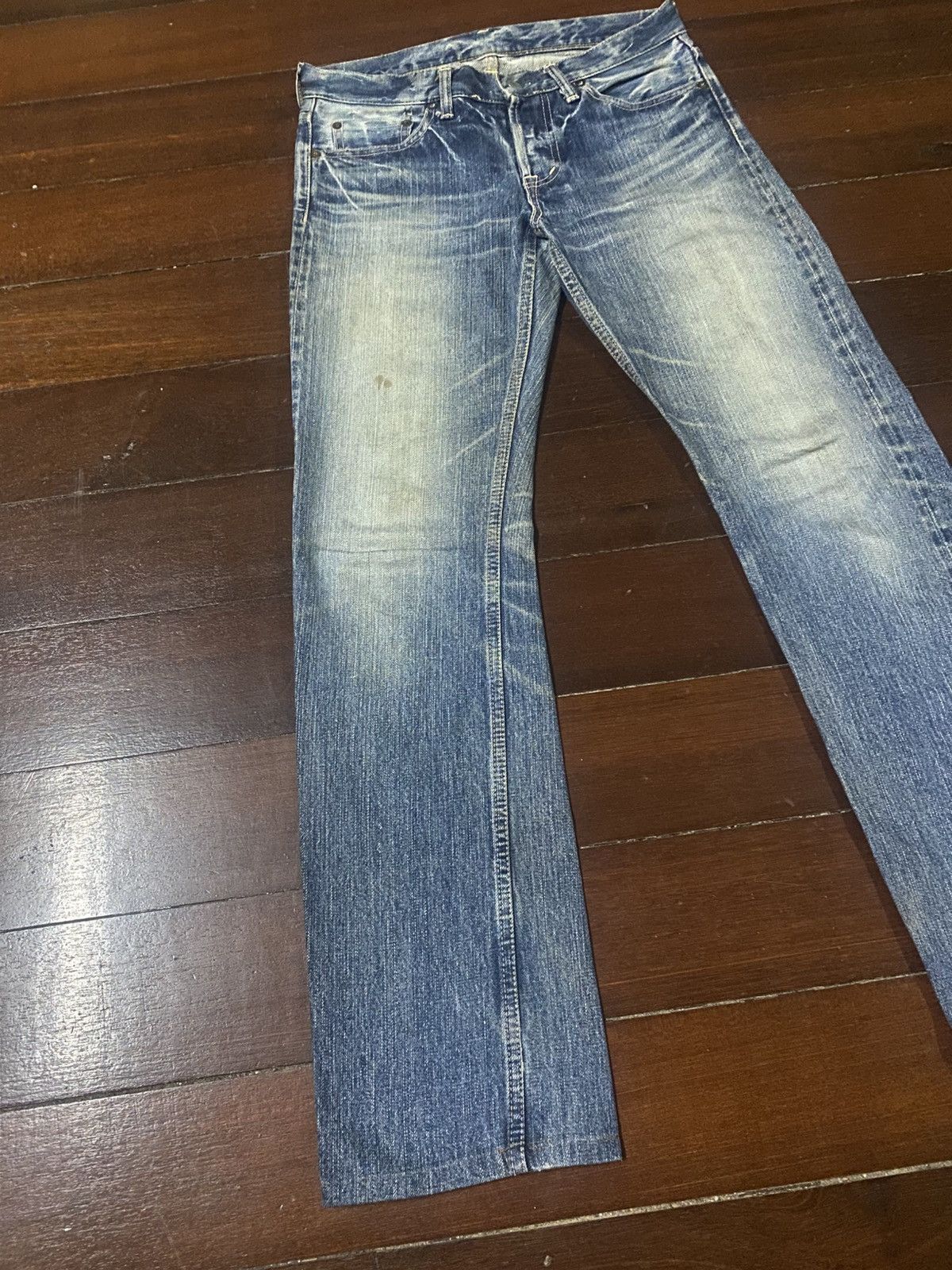 OMNIGOD Vintage omnigod mud wash flare selvedge jeans Size US 31 - 3 Thumbnail