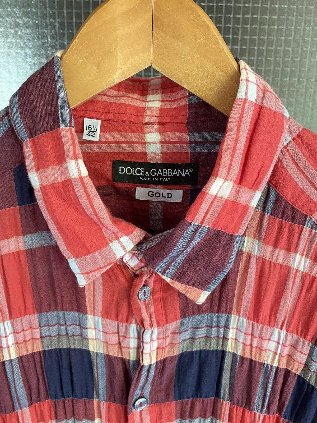 Dolce & Gabbana DOLCE & GABBANA® Rustic Plaid Flannel Size US XS / EU 42 / 0 - 12 Thumbnail