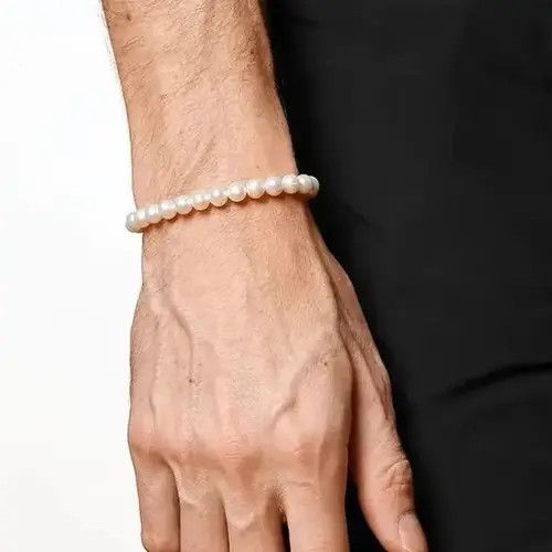 Other 6mm Elastic Pearls Bracelet Size ONE SIZE - 3 Thumbnail