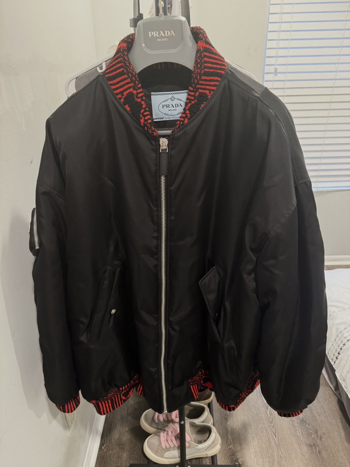 Prada Raf Simons Bomber | Grailed