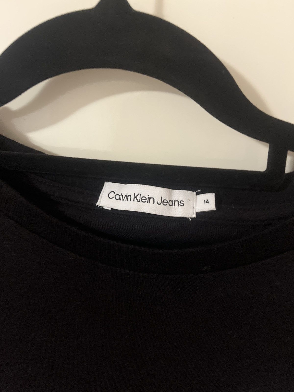 Calvin Klein Calvin Klein Black Tshirt Size S / US 4 / IT 40 - 2 Thumbnail