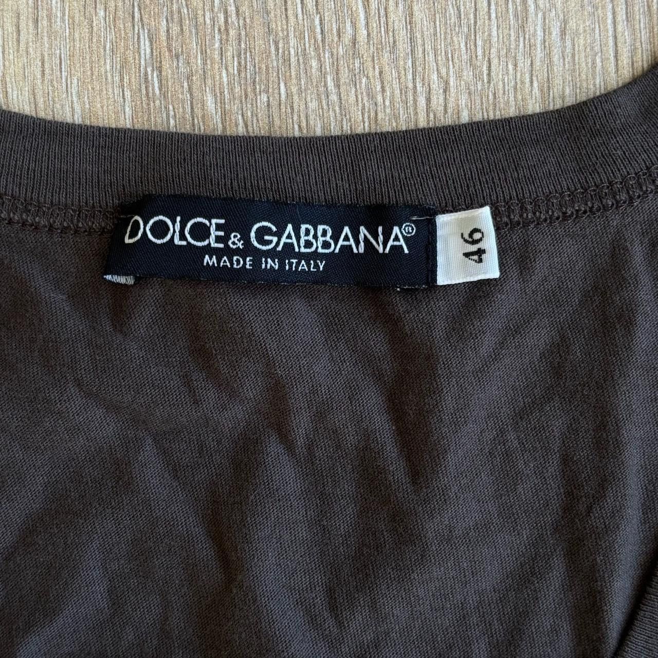 Dolce & Gabbana Dolce & Gabbana 'DON'T PLAN EVERY MINUTE' Tank Top Brown Size US S / EU 44-46 / 1 - 5 Thumbnail