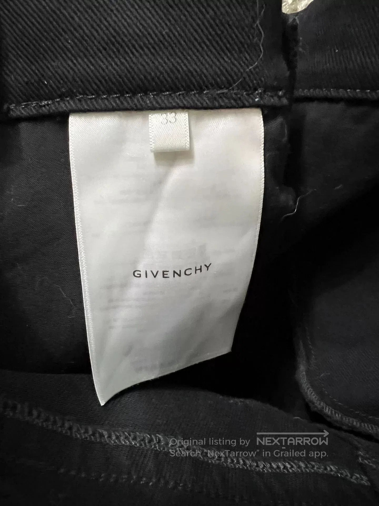 Givenchy Givenchy Men's Black Jeans W33 Italy. Size US 33 - 6 Thumbnail