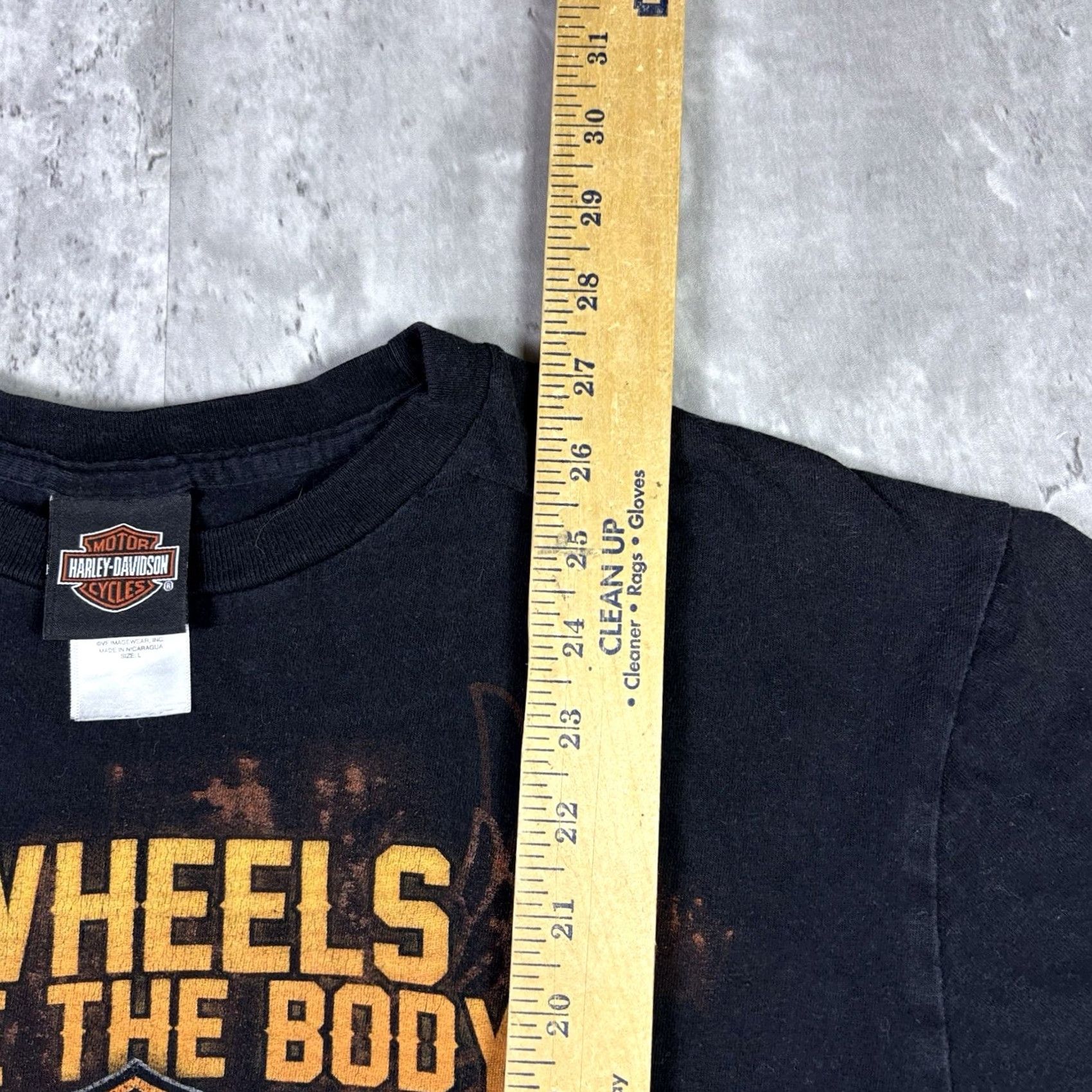 Harley Davidson VINTAGE Harley-Davidson T Shirt Biker Motorcycle Graphic Print Short Sleeve Crew Neck Double-Sided Black L Mens Size US L / EU 52-54 / 3 - 4 Thumbnail