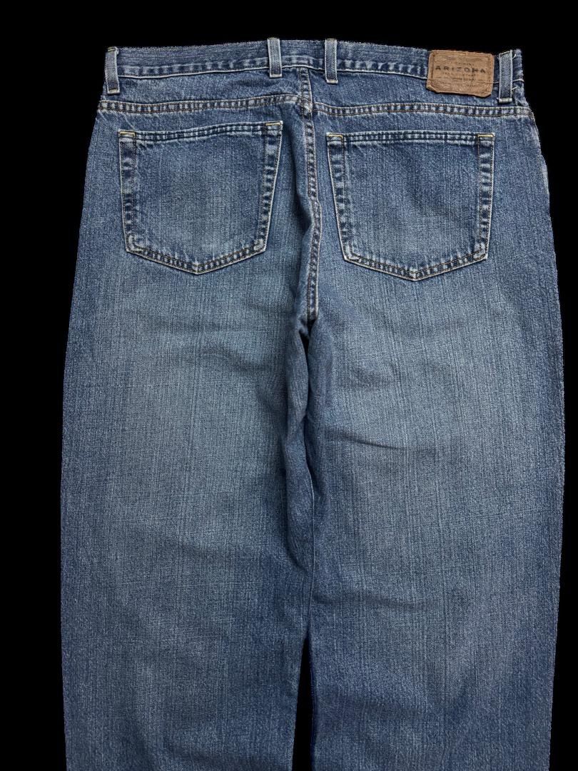 Japanese Brand LOOSE Vintage Y2K Arizona Mudwash Blue Denim Jean Baggy Size US 36 / EU 52 - 14 Thumbnail