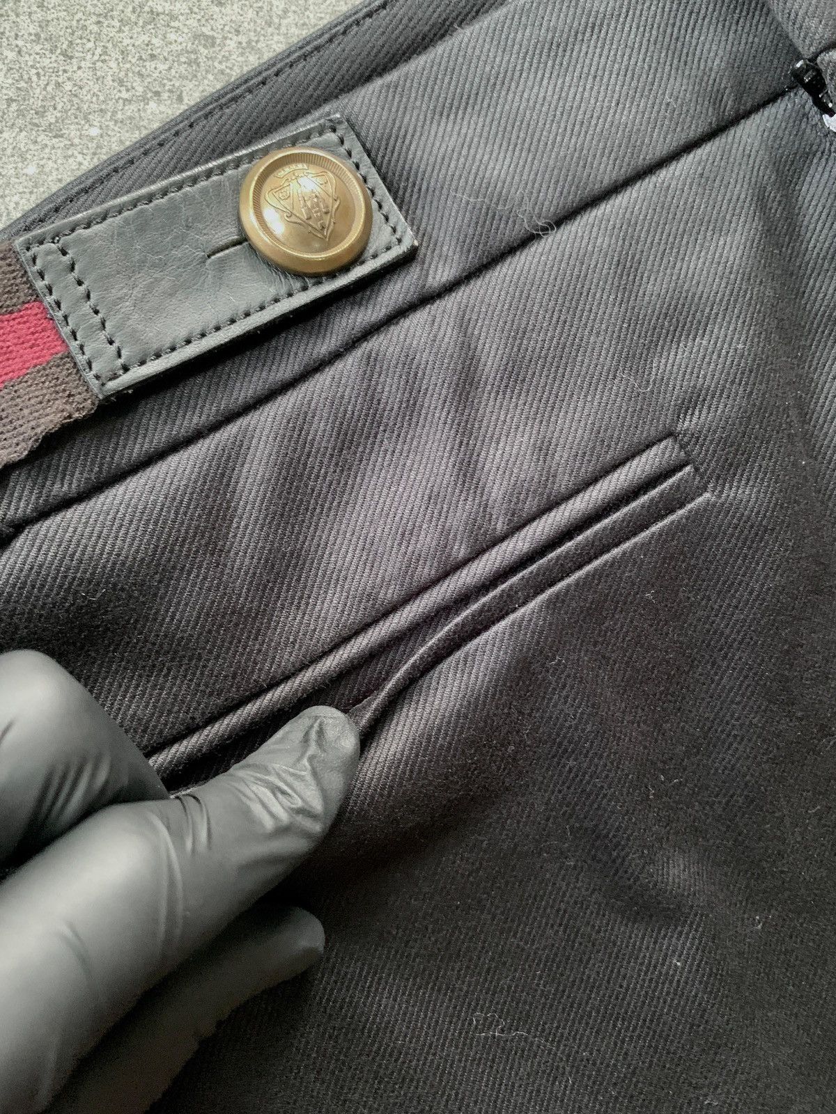 Gucci FREE TAX! Flared Belted Trousers By Gianni Frida Size US 31 - 7 Thumbnail