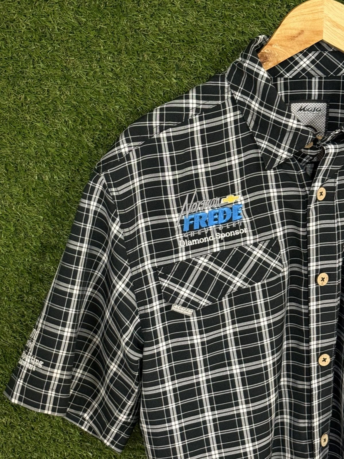 Chevrolet Chevrolet Mojo Sportswear Logo Plaid Auto Short Sleeve Shirt Size US M / EU 48-50 / 2 - 2 Thumbnail