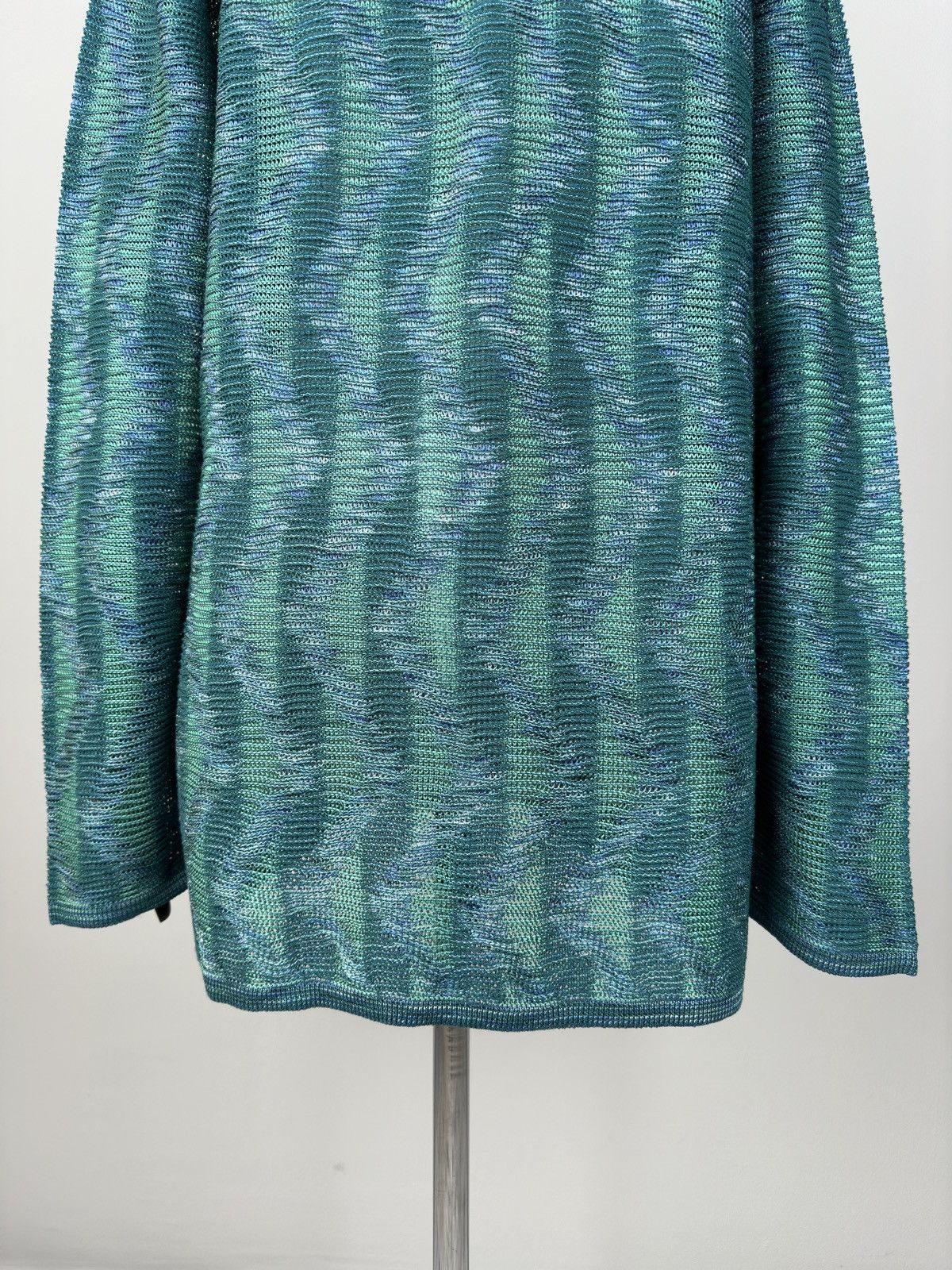 Missoni Vintage 90s MISSONI Sport Viscose Mesh Cardigan Size XL / US 12-14 / IT 48-50 - 11 Thumbnail