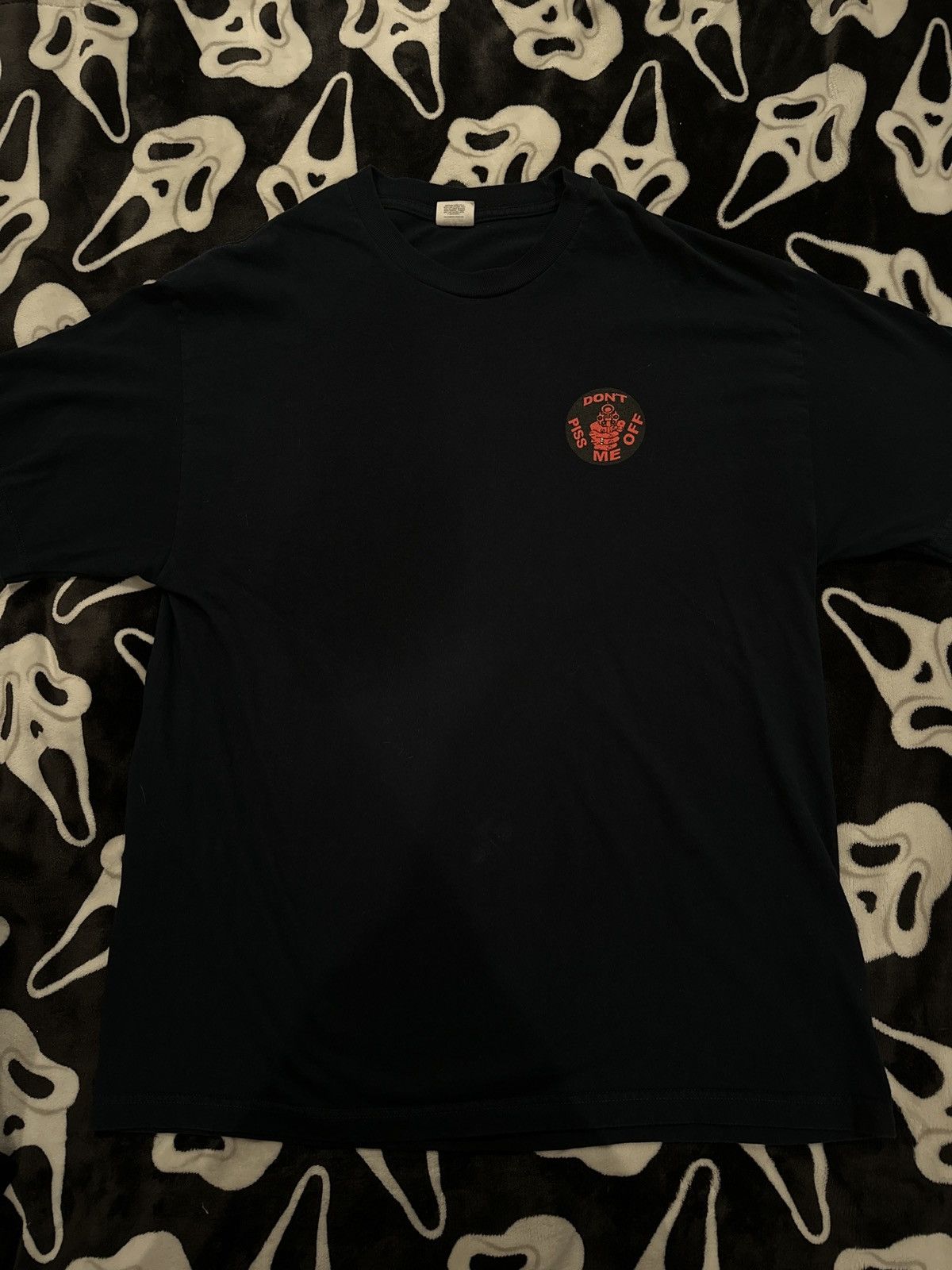 Fuck The Population *RARE* FTP Dont Piss Me Off Tee Size US XL / EU 56 / 4 - 2 Thumbnail