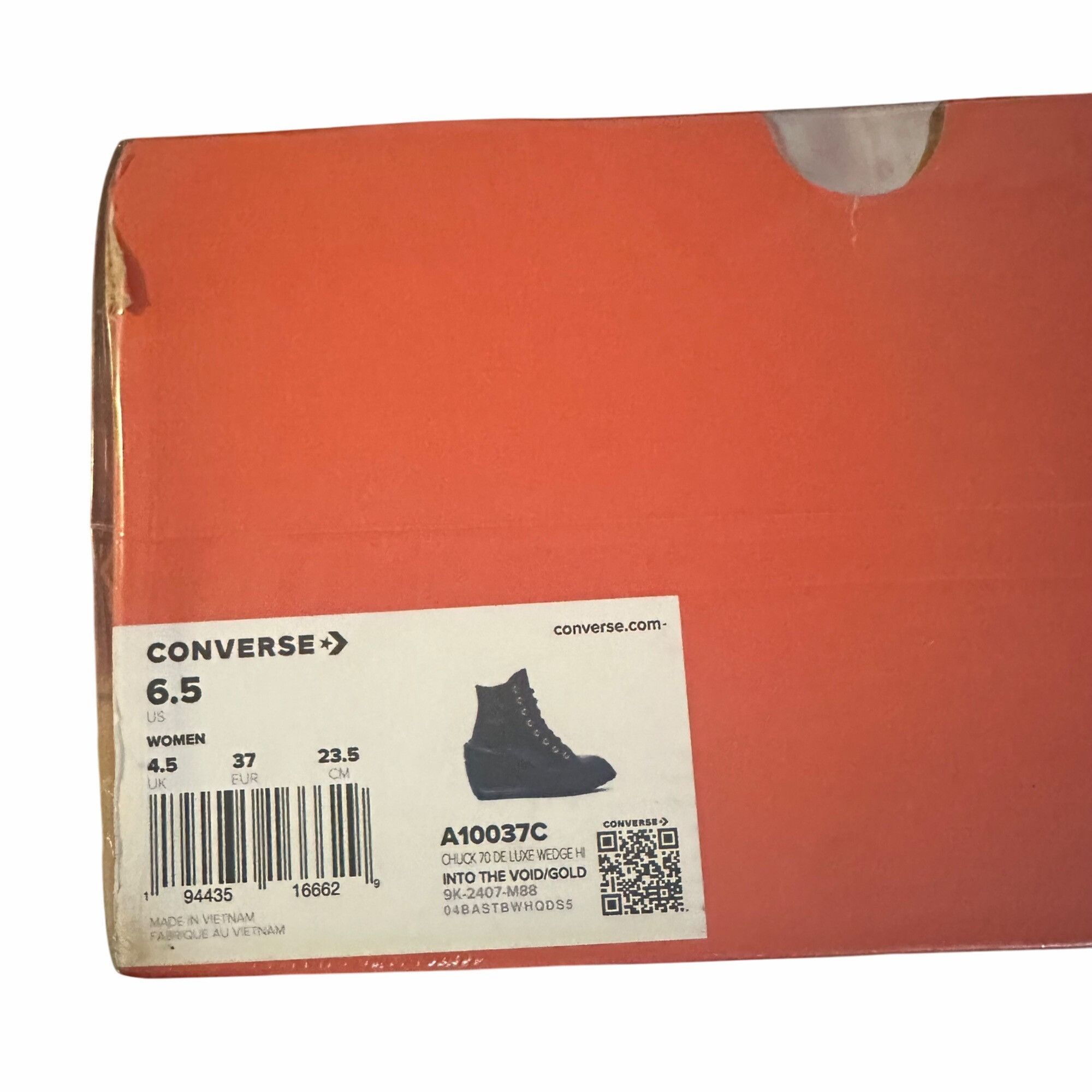 Converse ⭐Chuck 70 De Luxe Wedge Platform Leather Sneakers 6.5 Womens Size US 6.5 / IT 36.5 - 8 Thumbnail