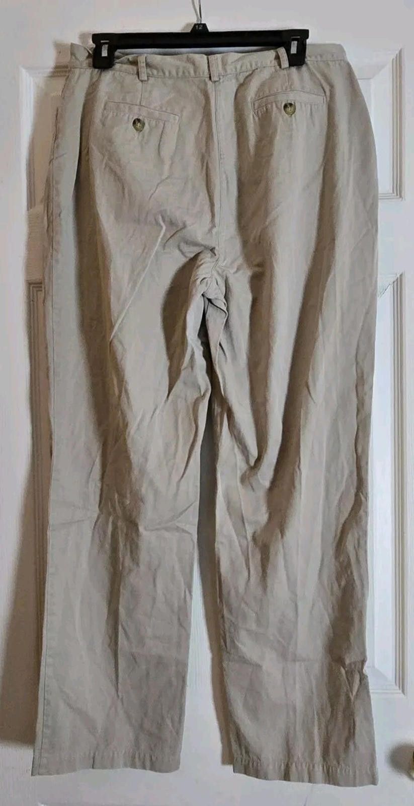 Other Christopher & banks Womens Dress Slacks Pants Size 10 Khaki Size 32" / US 10 / IT 46 - 4 Thumbnail