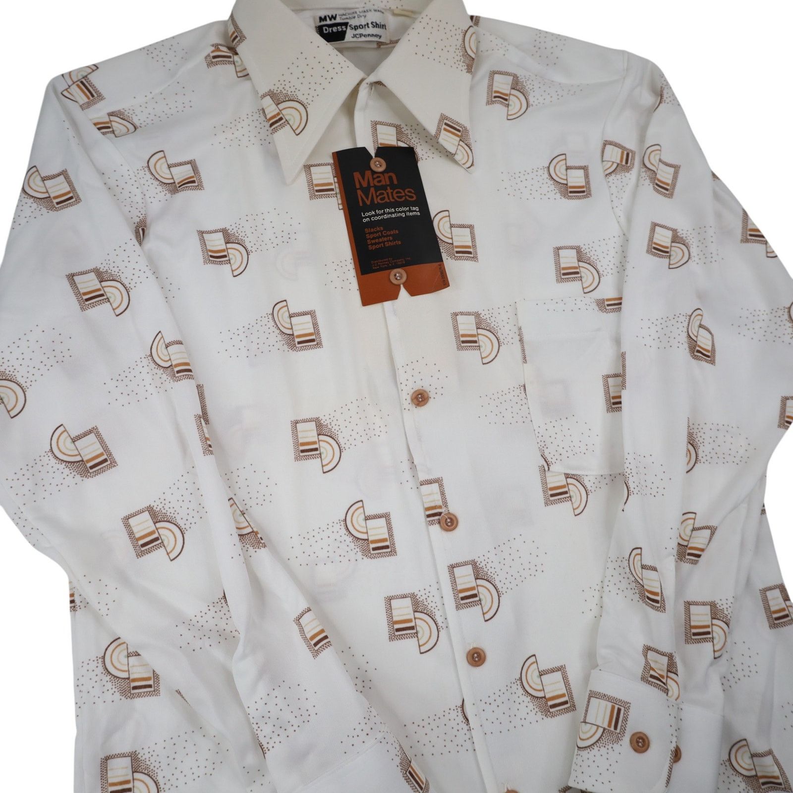 JCPenney × Vintage NWT True Vintage JC Penny Man Mates Sport Shirt Size US M / EU 48-50 / 2 - 3 Thumbnail