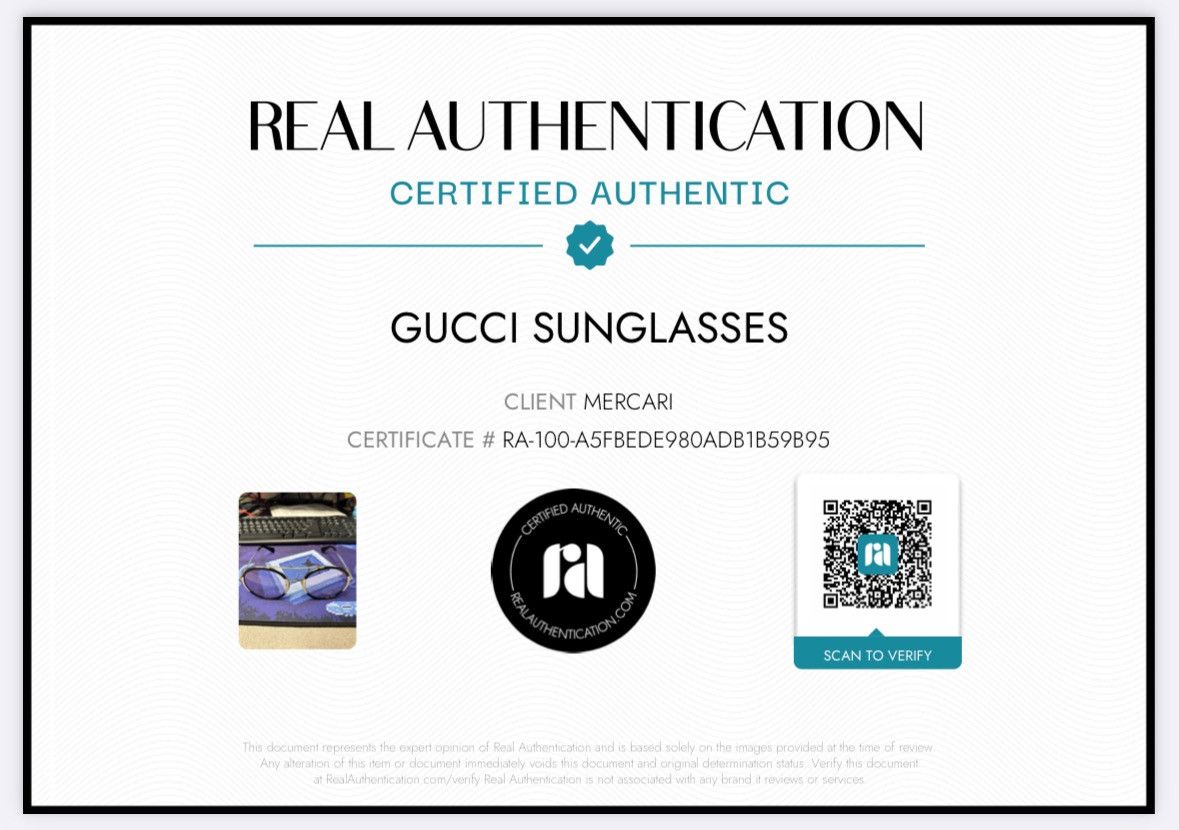 Gucci Gucci Black and White Round Light Tint Sunglasses Size ONE SIZE - 12 Thumbnail