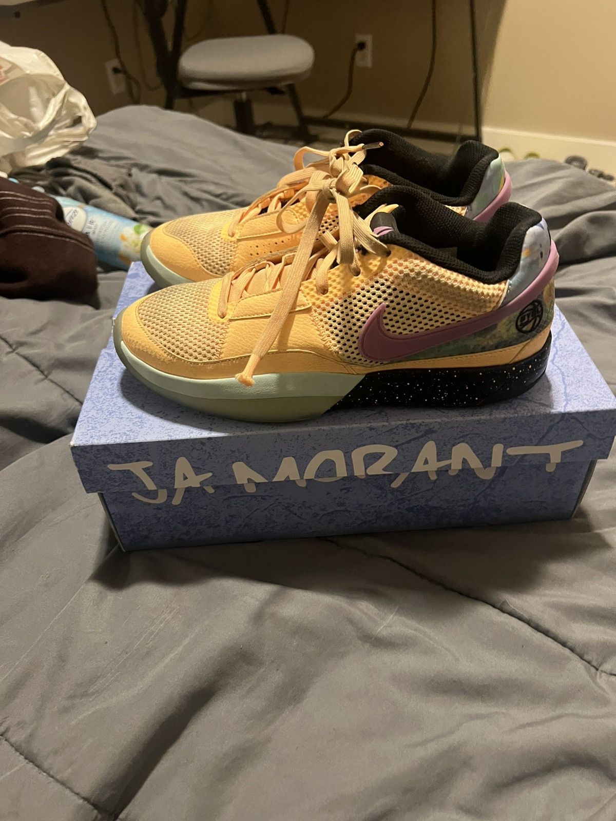 Nike Nike Eybl Ja 1s melon tint Size US 8 / EU 41 - 3 Thumbnail