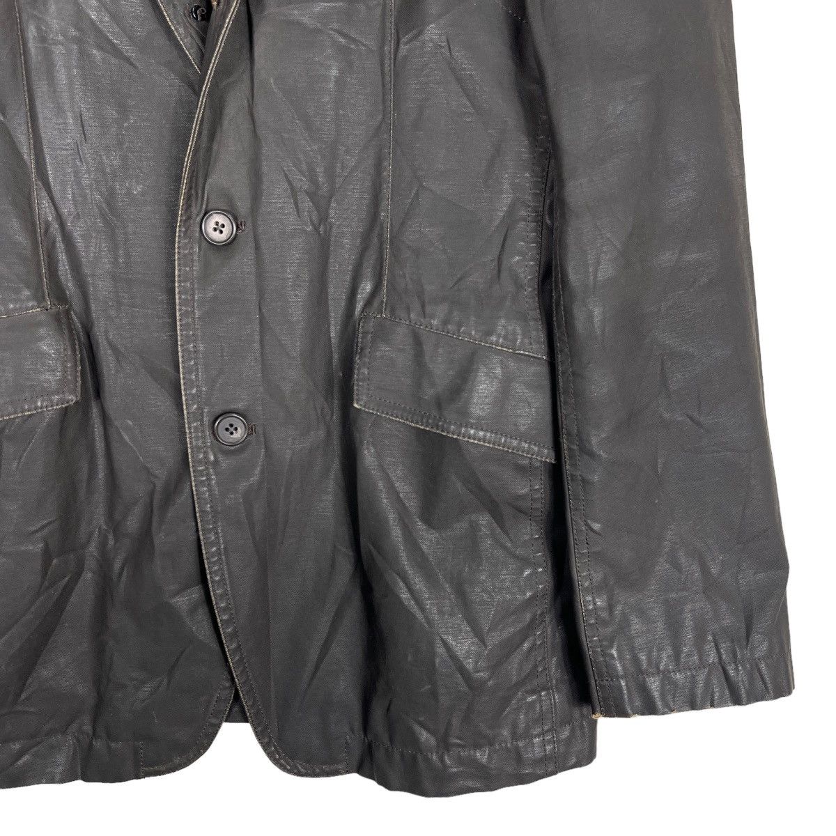 Issey Miyake × Japanese Brand 🔥 ISSEY MIYAKE MITSUMINE COATED LAZER JACKET Size US M / EU 48-50 / 2 - 5 Thumbnail