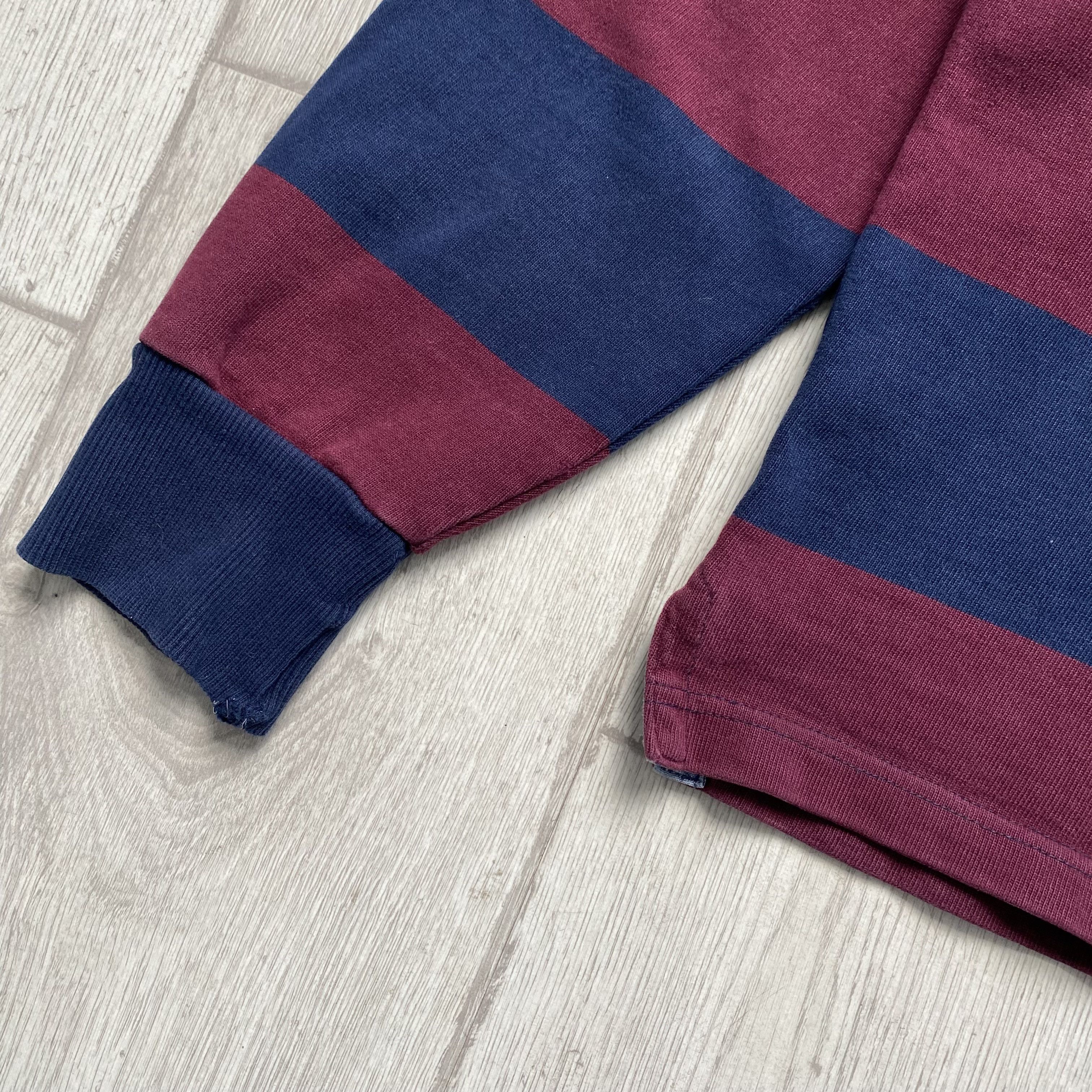 Gant Vintage Gant stripped rugby shirt Distressed Ralph Lauren Size US M / EU 48-50 / 2 - 7 Thumbnail