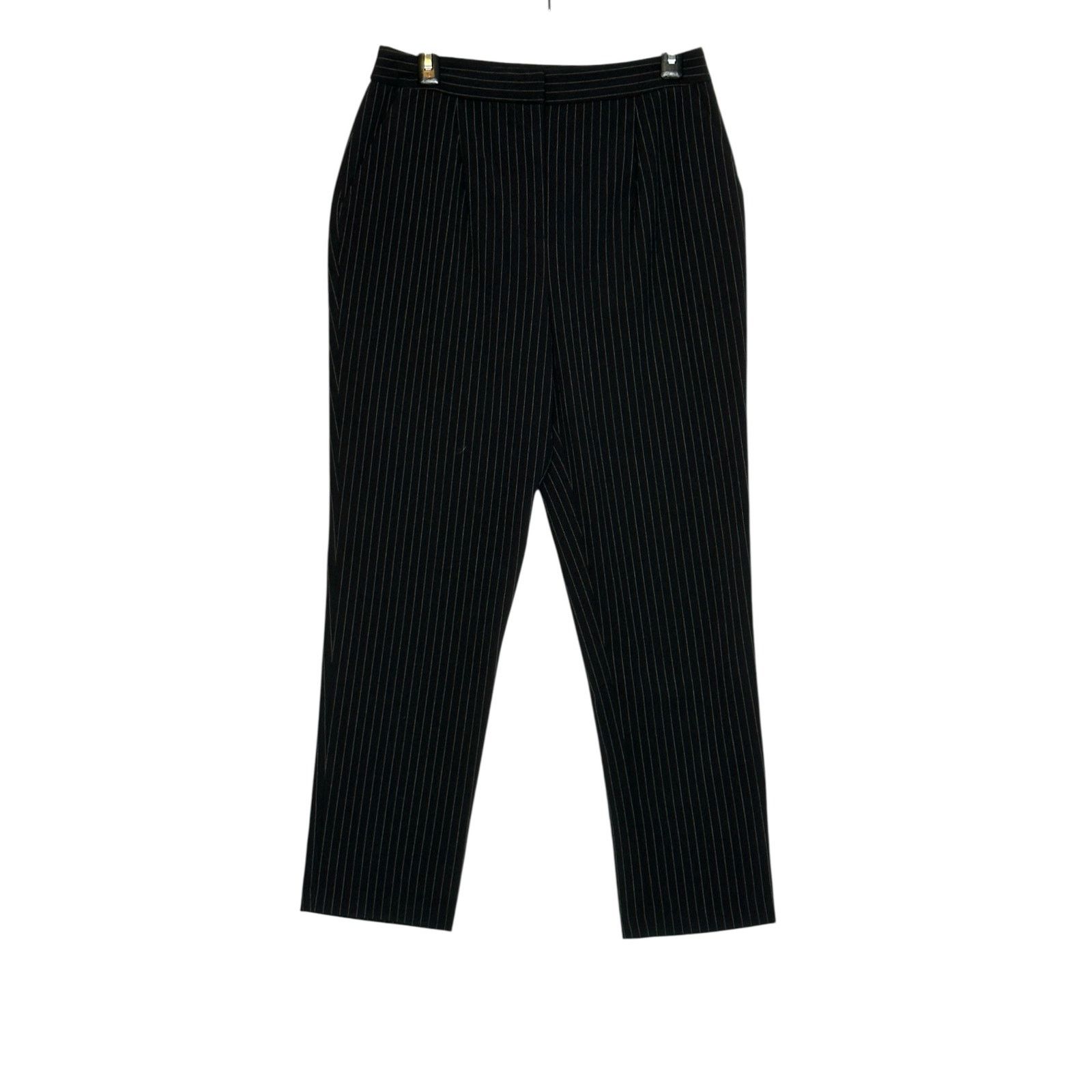 Forever 21 Forever 21 black white pinstripe pleated pants size Medium Size 30" / US 8 / IT 44 - 11 Thumbnail