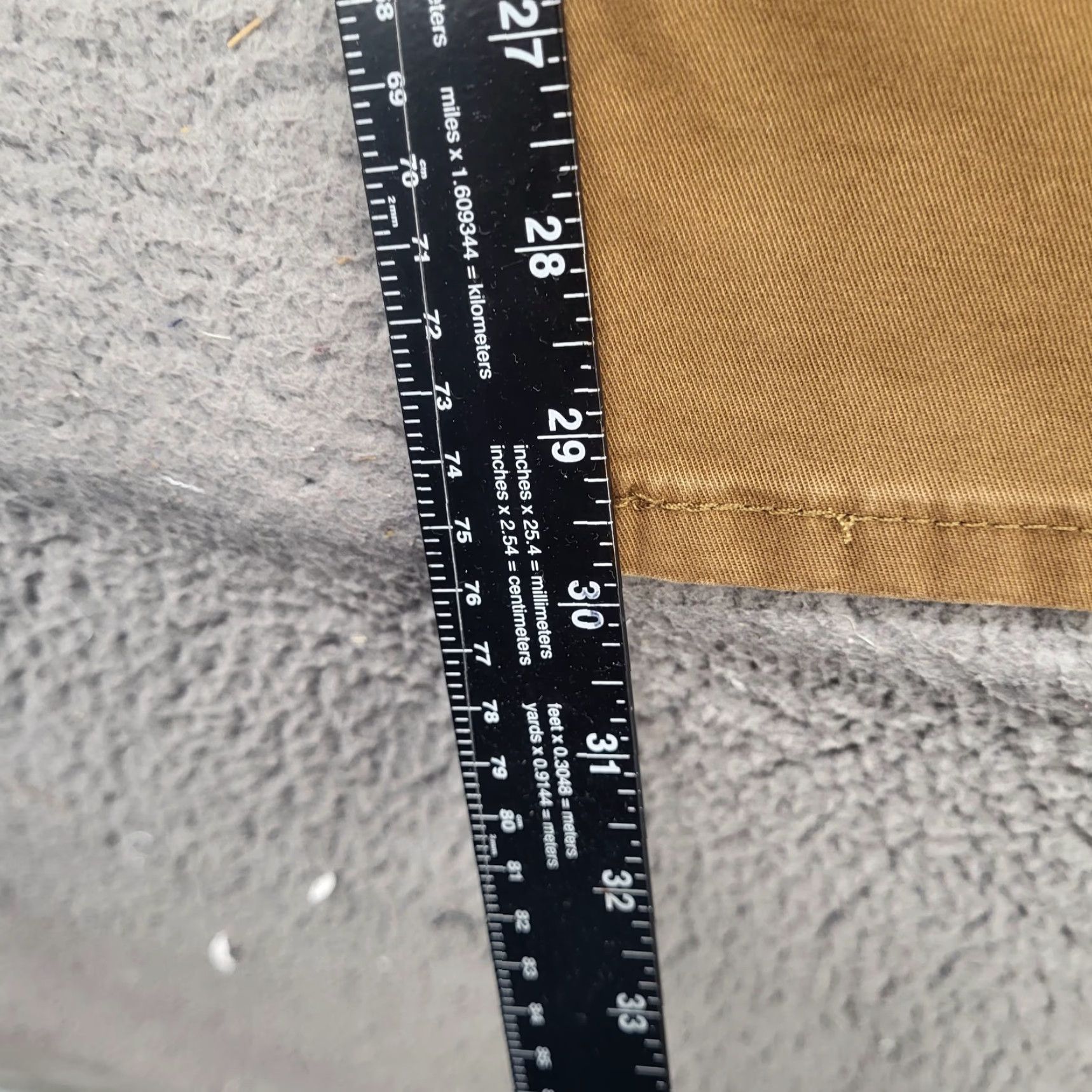 Levi's Levi's 514 Jeans Men's 29X30 Tan Khaki Straight Fit 100% Cotton Denim Chino Jeans Size US 29 - 7 Thumbnail