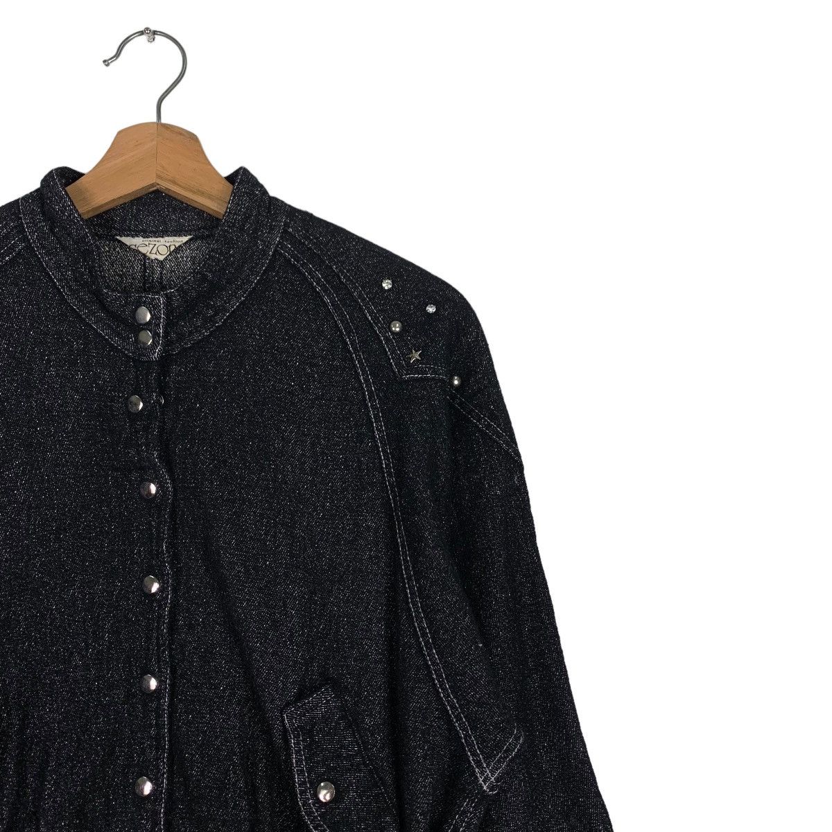 Japanese Brand SEZON Studded Riot Cropped Jacket #0632-C29 Size US S / EU 44-46 / 1 - 5 Thumbnail