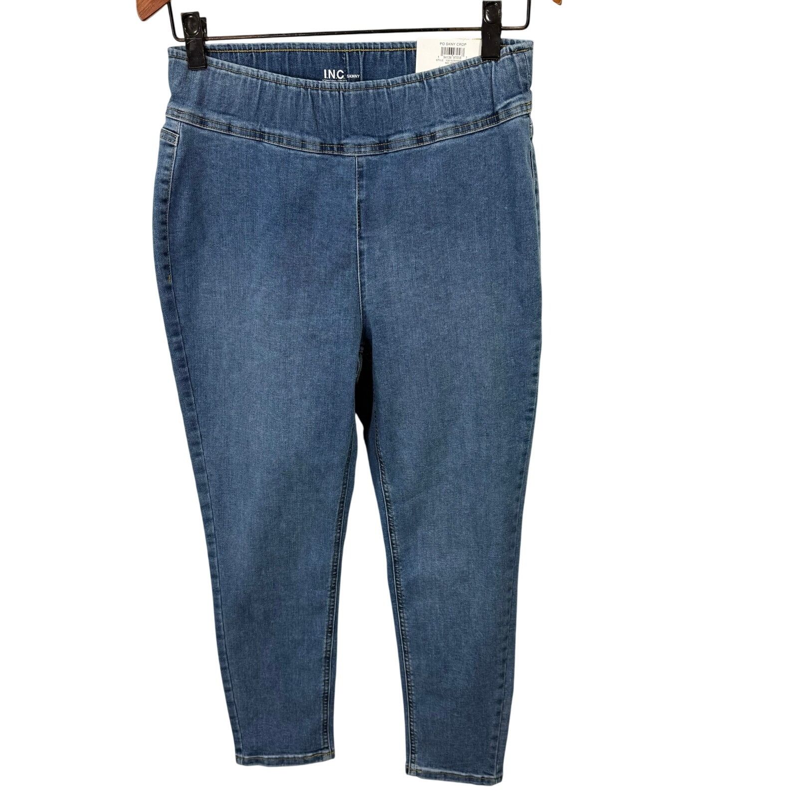 Macys INC International Concepts Skinny Jeans sz 14 NEW # G652 Size 36" / US 14 / IT 50 - 2 Thumbnail