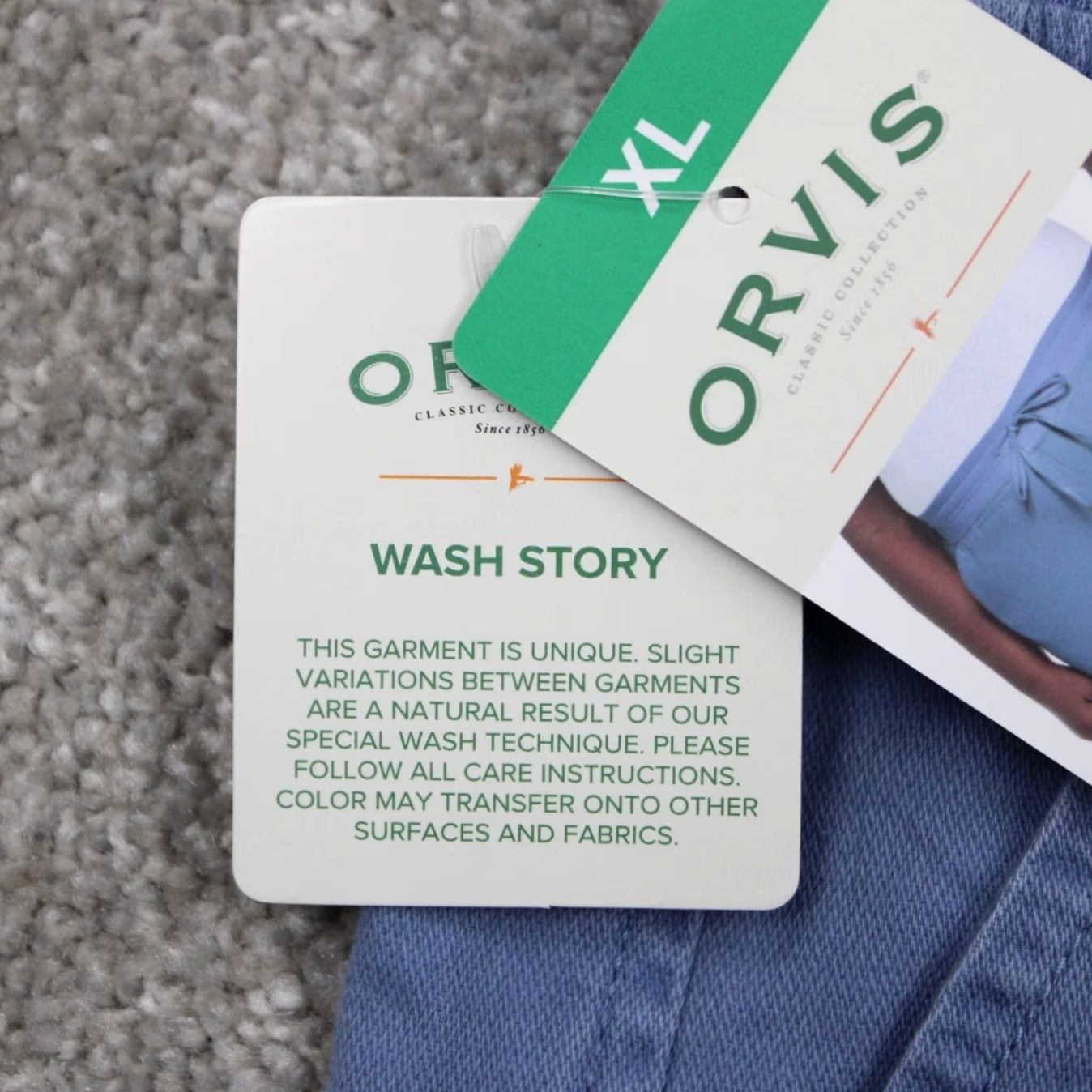 Orvis Orvis Womens XL Blue Quick Dry Bermuda Shorts NWT Cotton/Lyocell Plus Logo, Button, Zipper, 8in Inseam, Regular Fit, Nature Theme Size 40" / US 18 - 3 Thumbnail