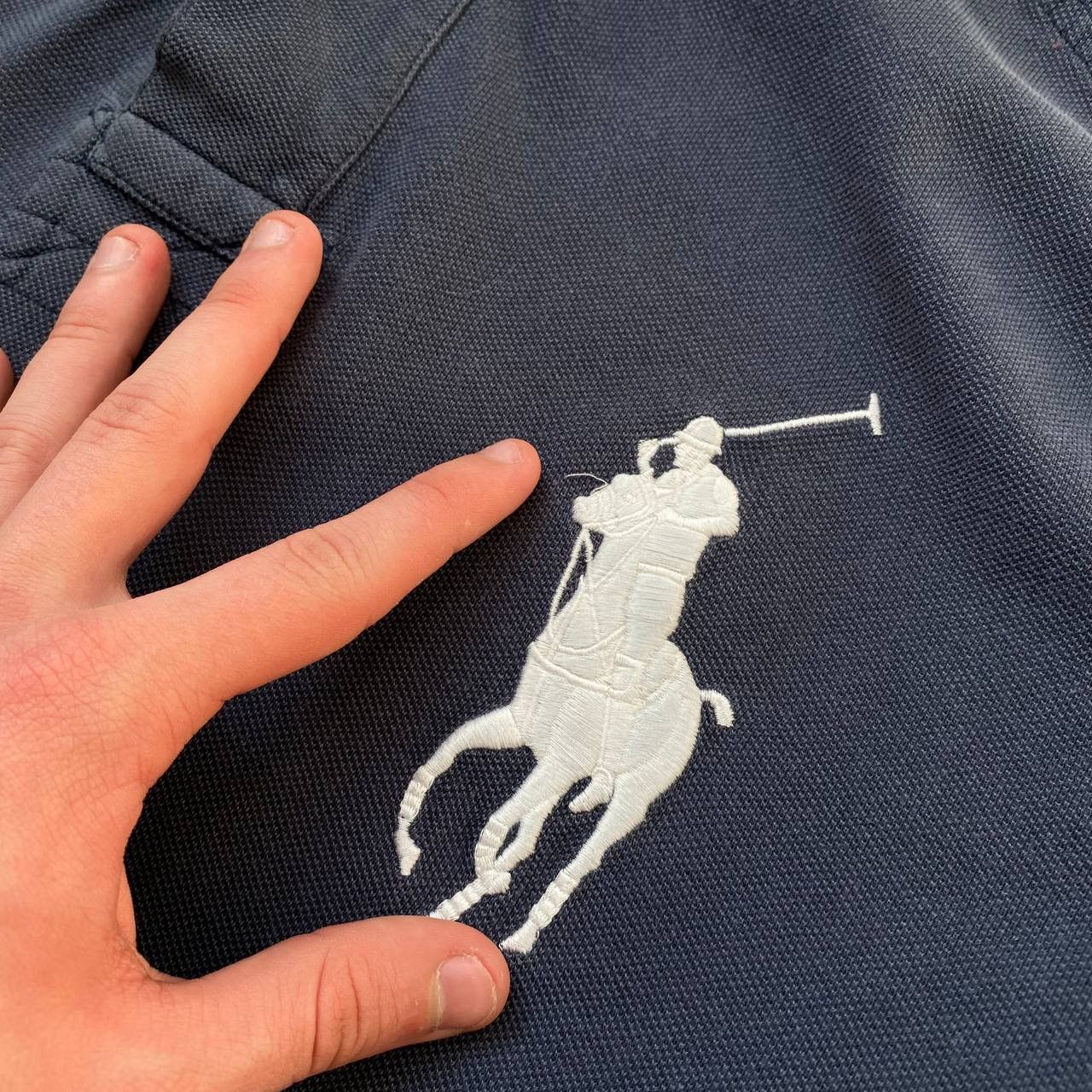 Polo Ralph Lauren × Vintage Vintage rare big pony polo Ralph Lauren polo tee shirt Size US XL / EU 56 / 4 - 3 Thumbnail