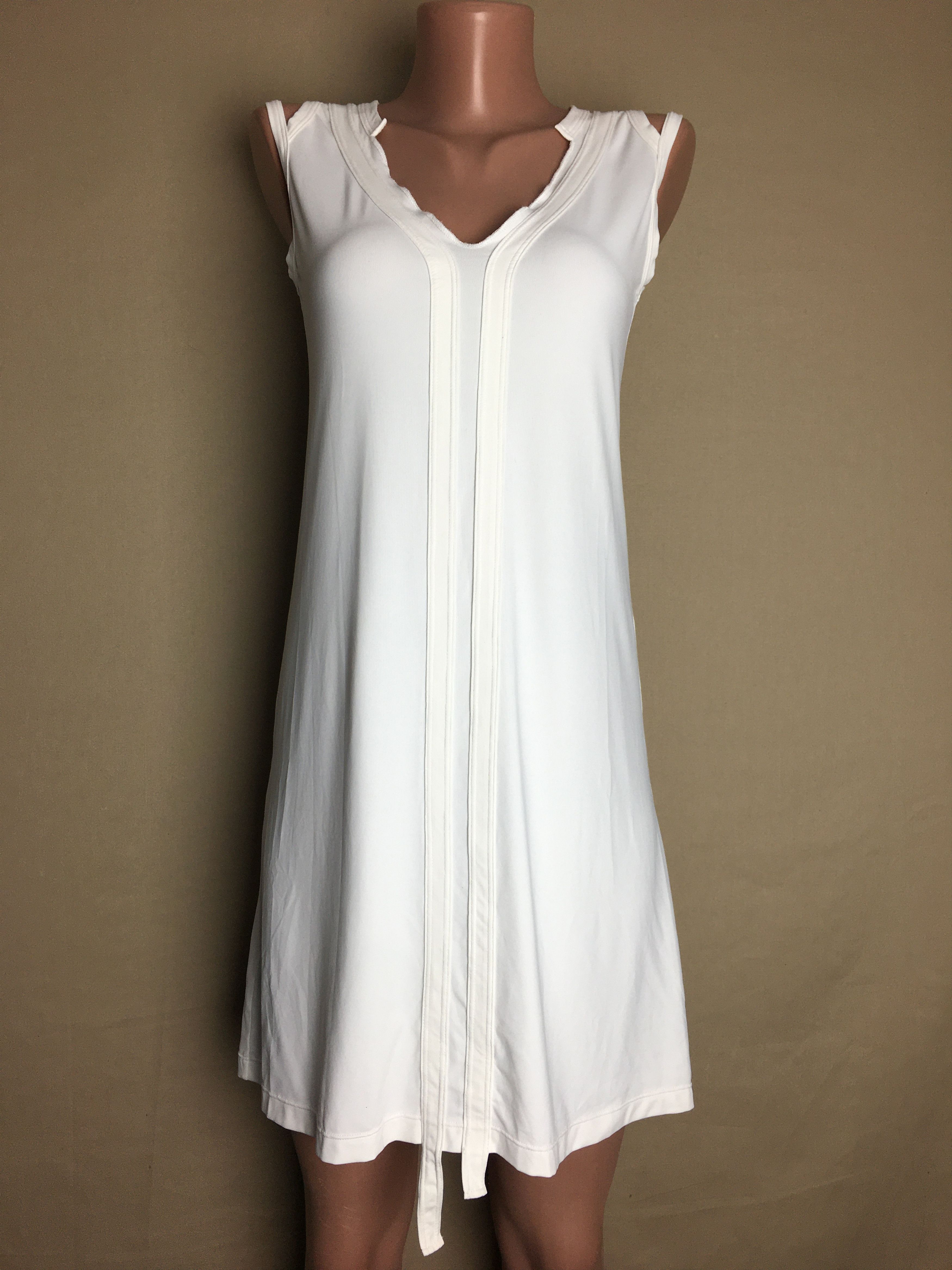 Marithe + Francois Girbaud Marithe Francois Girbaud White Designer Midi Dress EU36 US5 Size M / US 6-8 / IT 42-44 - 6 Thumbnail