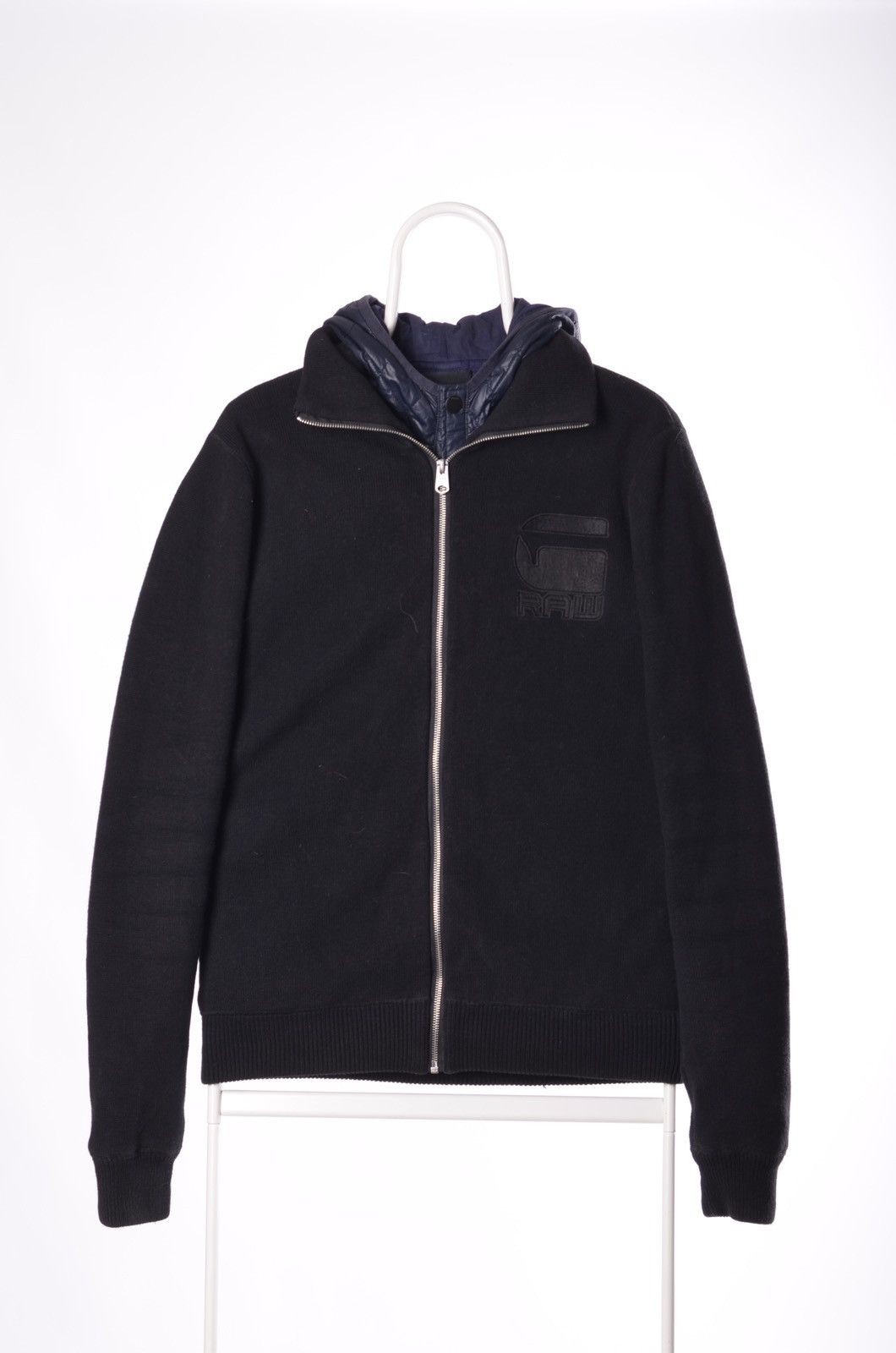 G-Star G Star Raw Wool Nylon Jacket Big Logo Barnett hooded Size US L / EU 52-54 / 3 - 1 Thumbnail
