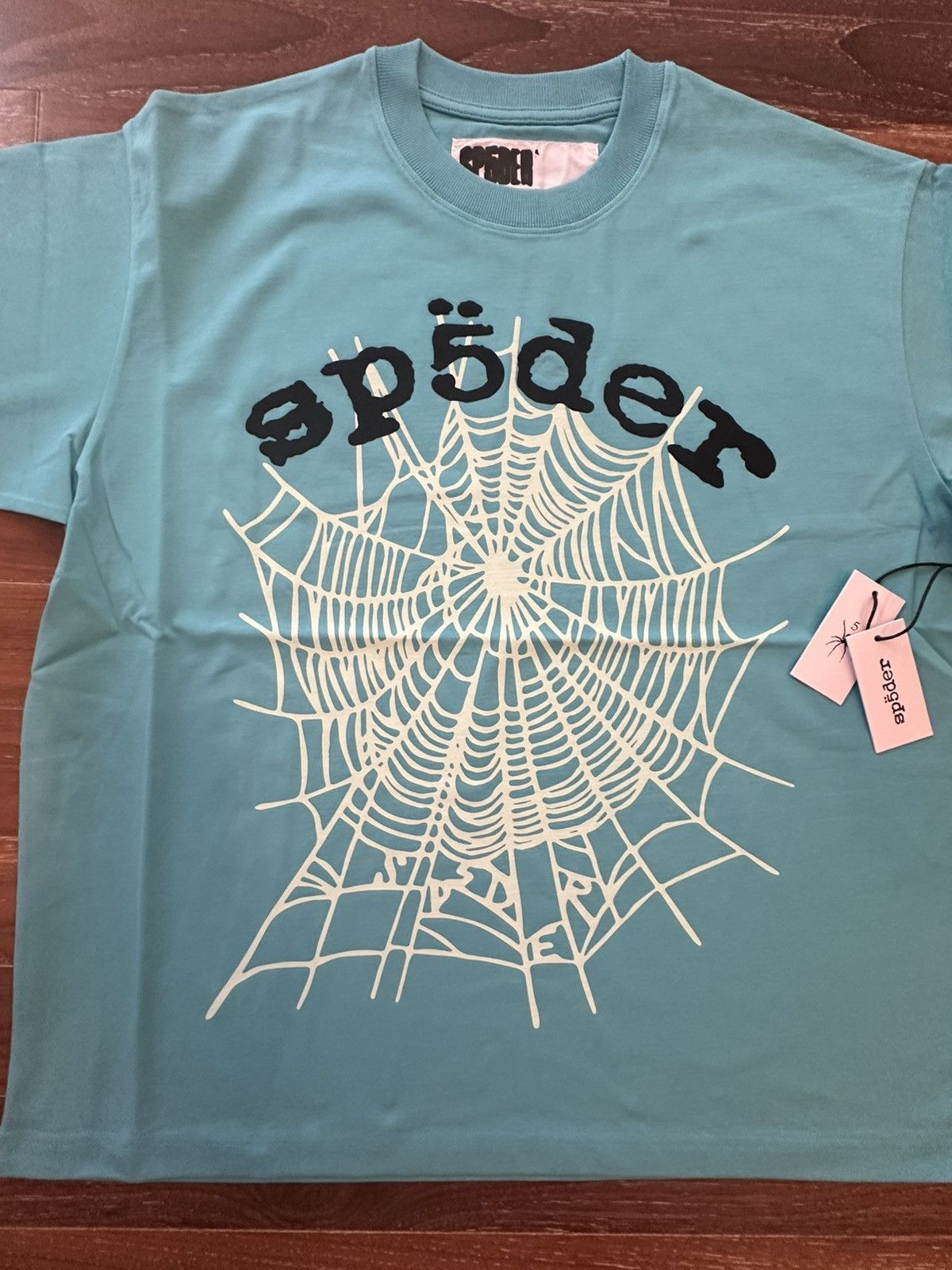 Sp5der Spider OG Web V2 cyan/black Tee Size US M / EU 48-50 / 2 - 2 Thumbnail