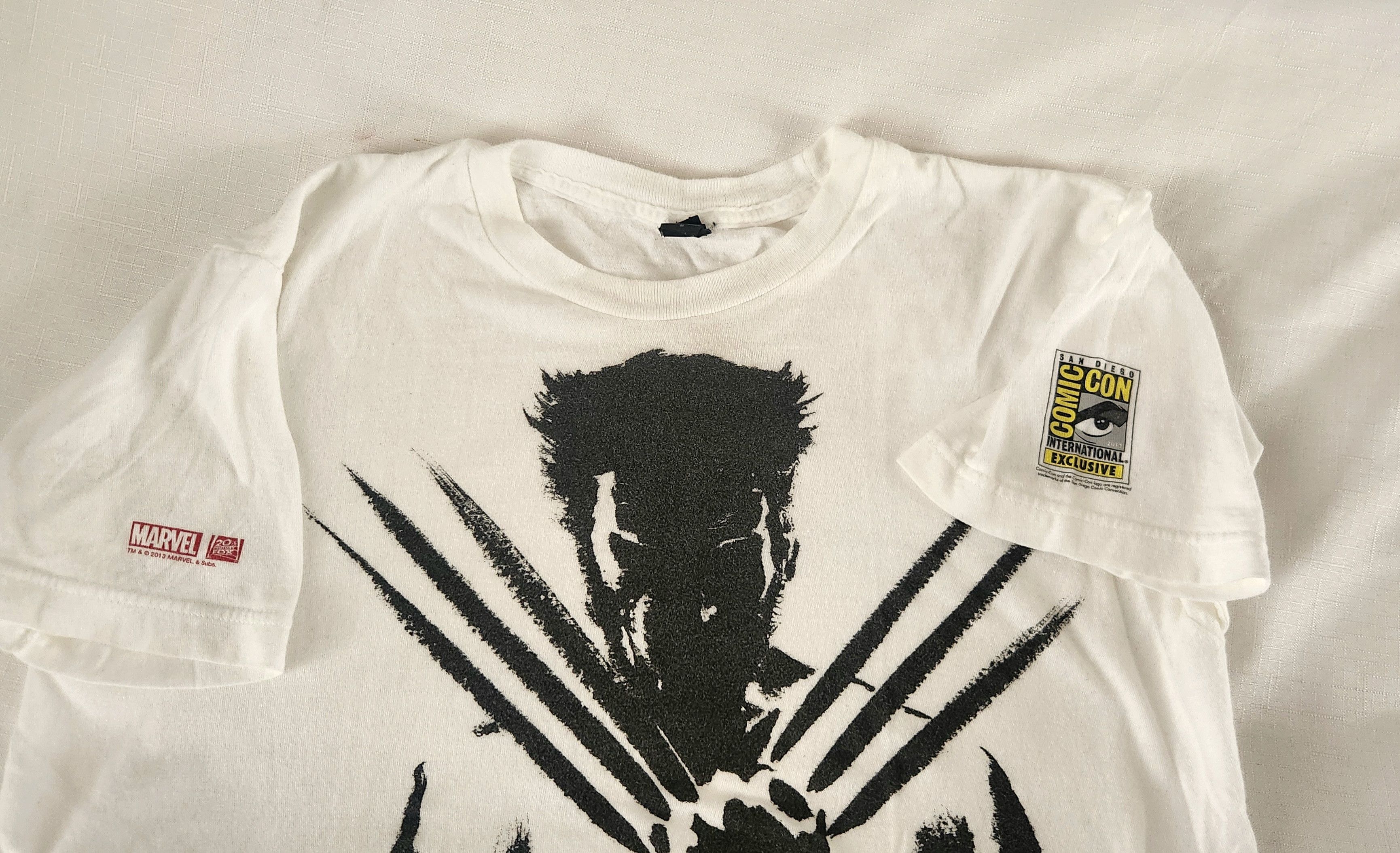Tultex Marvel 2013 Hugh Jackman Wolverine X-Men San Diego Comic Con Size US M / EU 48-50 / 2 - 4 Thumbnail