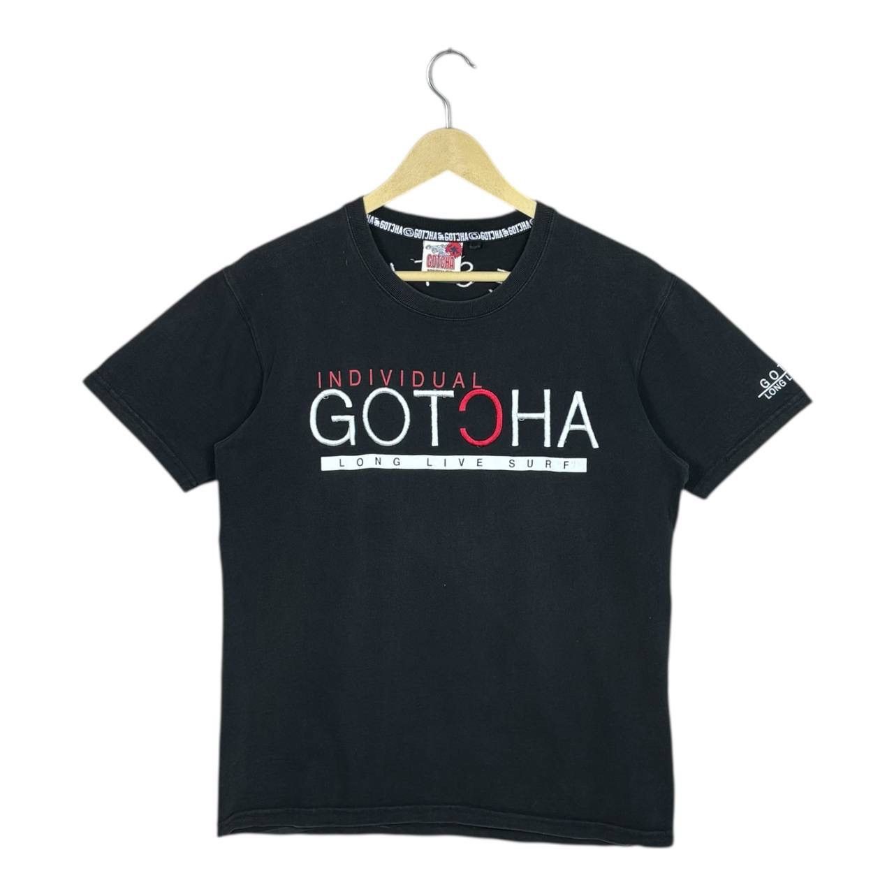 Gotcha Vintage 90s Gotcha Laguna Beach Surf T-Shirt Black Size US M / EU 48-50 / 2 - 2 Thumbnail