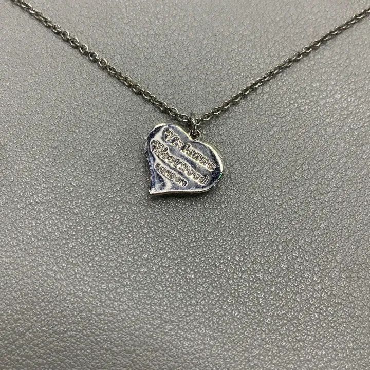 Vivienne Westwood Vivienne Westwood Silver Heart Necklace Size ONE SIZE - 2 Thumbnail