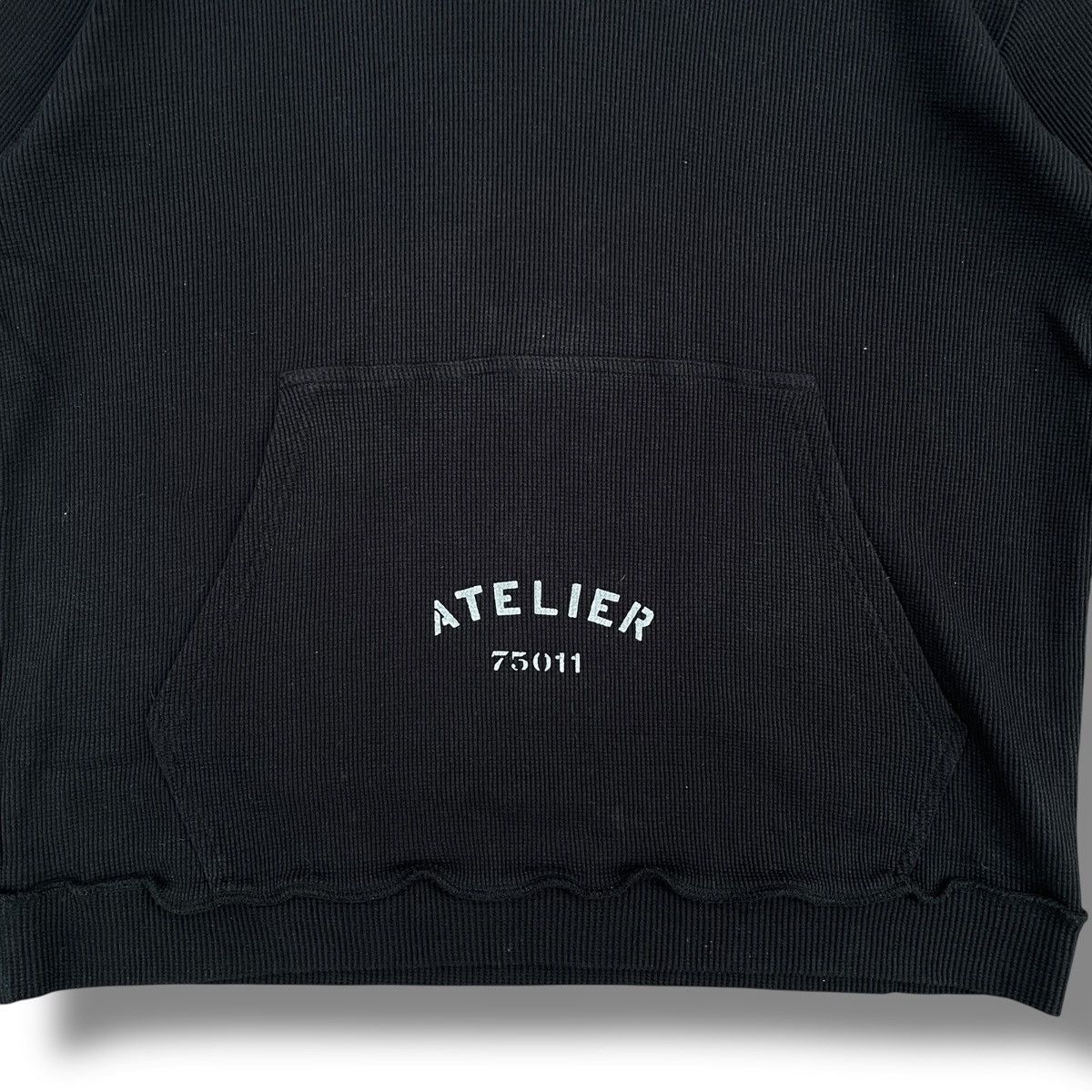 Maison Margiela Maison Margiela S/S18 Waffle Knit Atelier Hoodie Shirt Size US S / EU 44-46 / 1 - 4 Thumbnail
