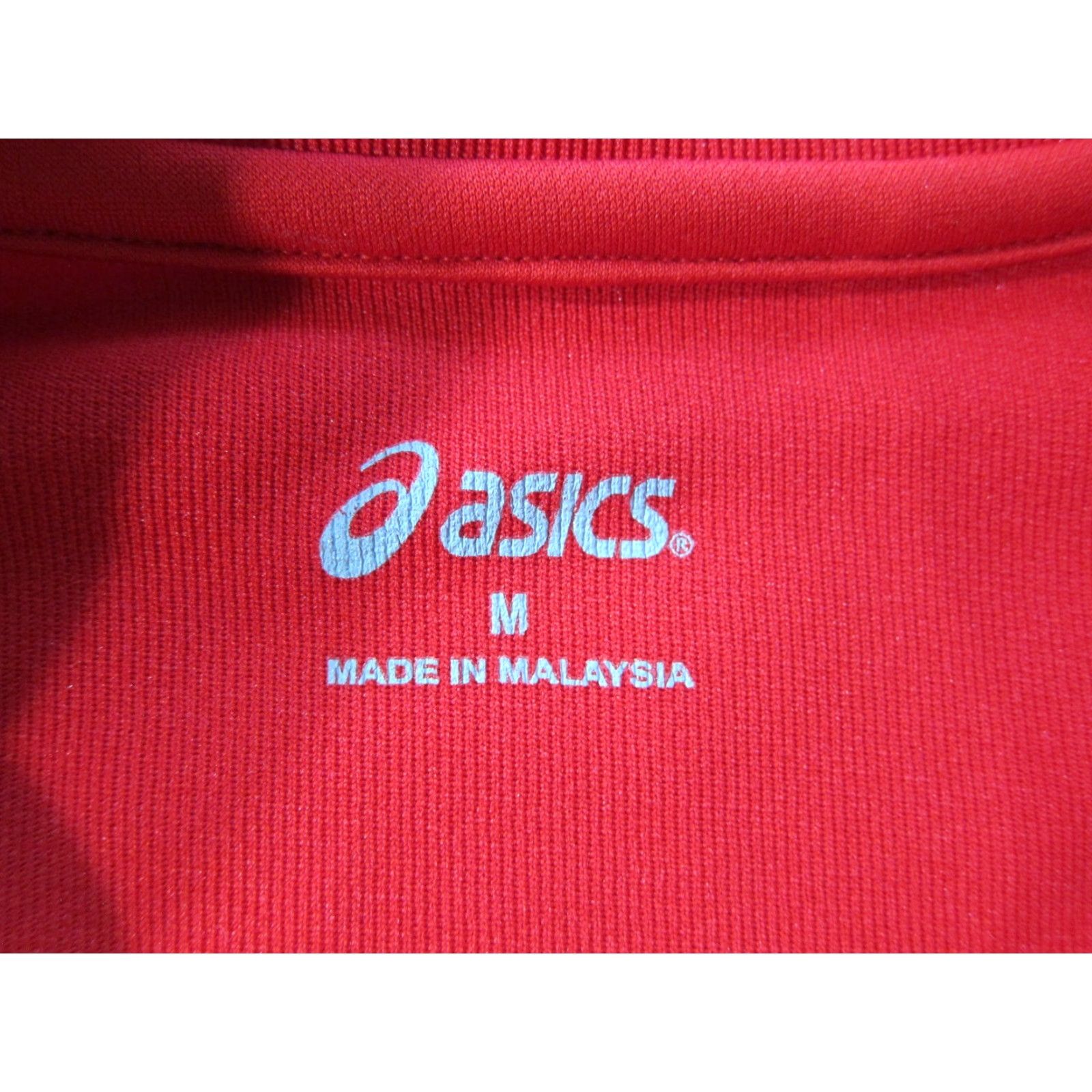 Asics Asics See Jane Run Red White Stretch Zip Pocket Windbreaker Track Jacket Women M Size M / US 6-8 / IT 42-44 - 4 Thumbnail