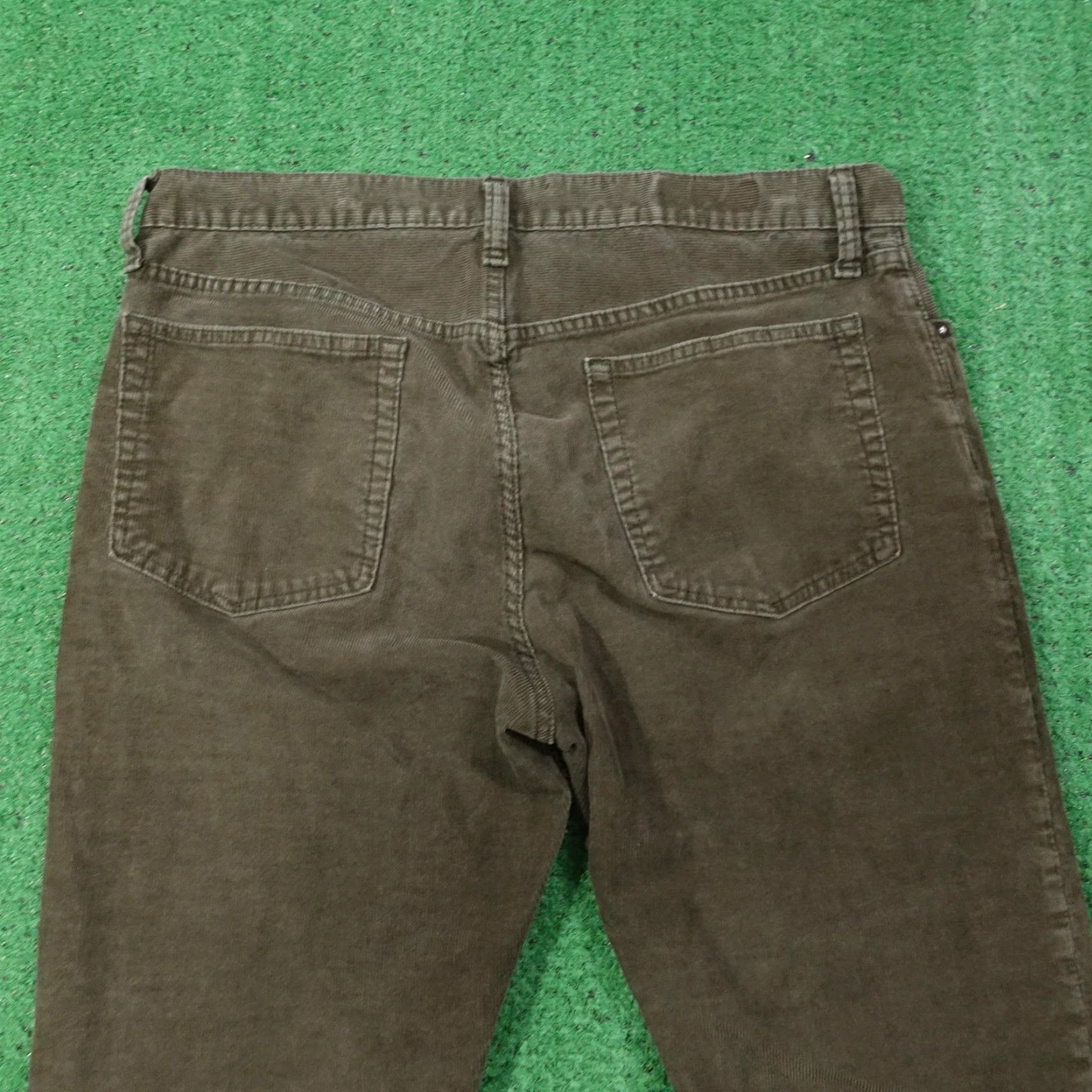Gap GAP Pants Mens 34x32 Slim Gapflex Corduroy Chino Stretch 5-Pocket Casual Green Pants Mens Size US 34 / EU 50 - 5 Thumbnail