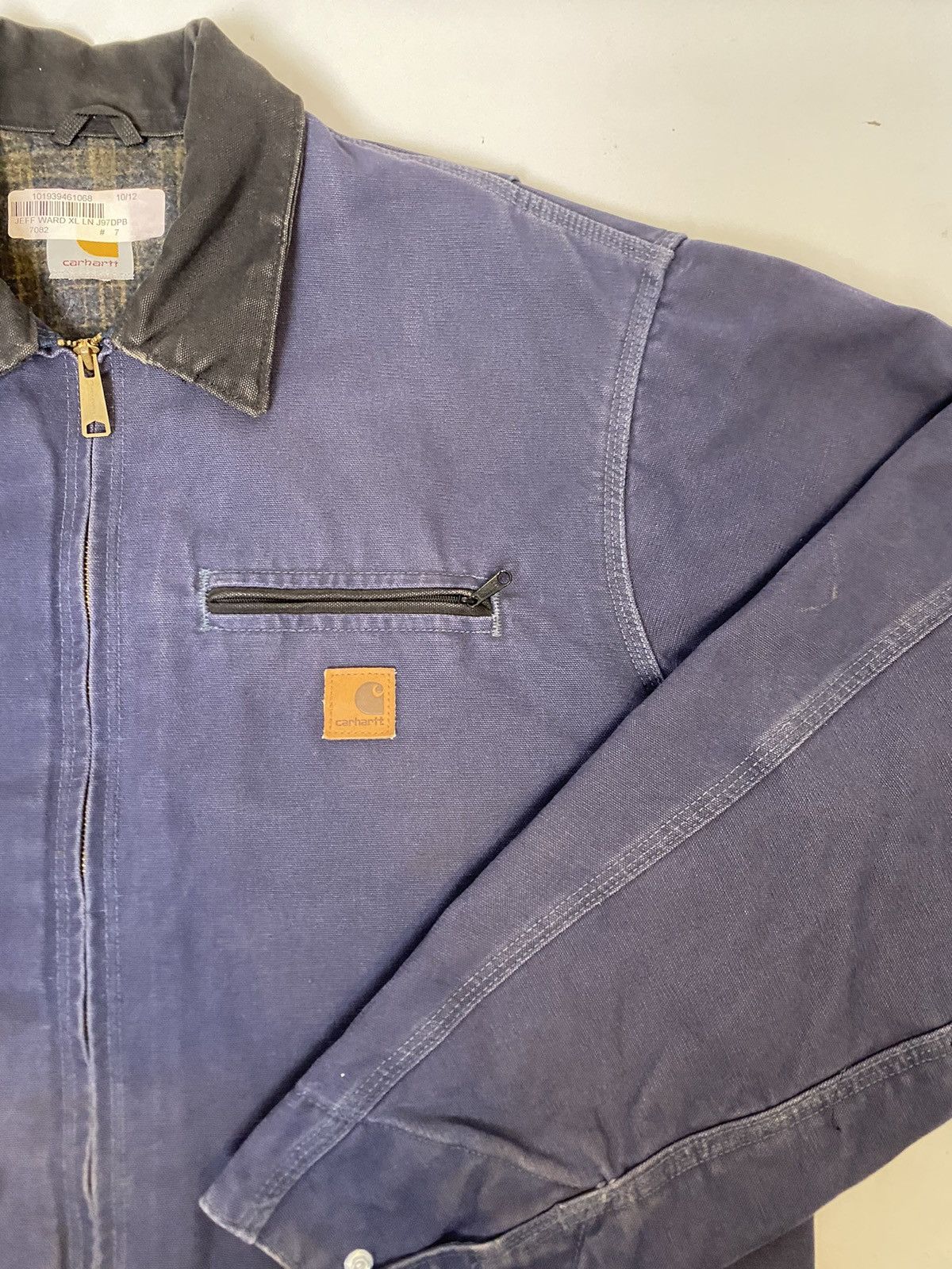 Carhartt Detroit Jacket Carhartt USA size XL J97 DPB blue used Size US XL / EU 56 / 4 - 11 Thumbnail