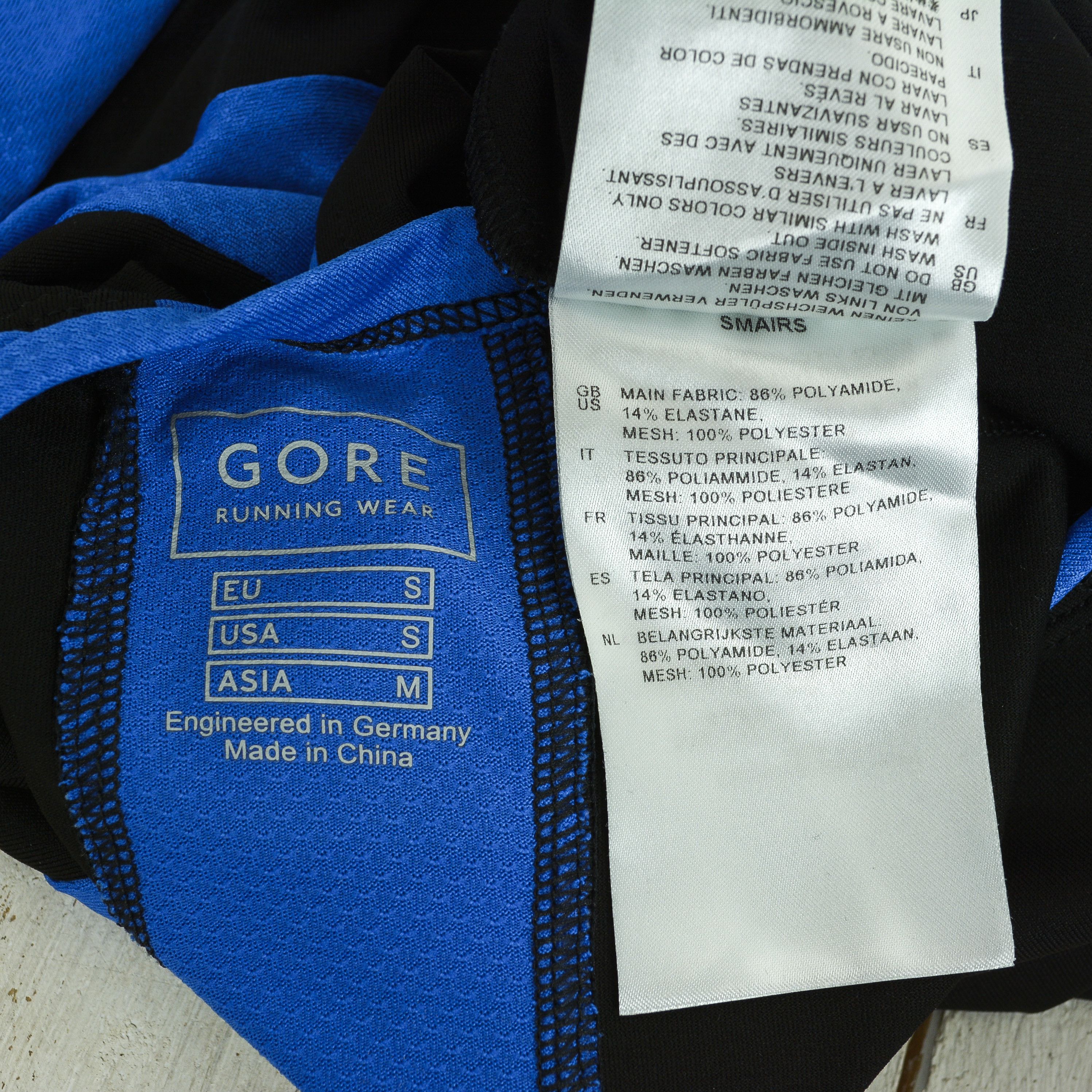 Designer Gore Running Wear Men S Short Sleeve Jersey Shirt Run Jog Size US S / EU 44-46 / 1 - 5 Thumbnail